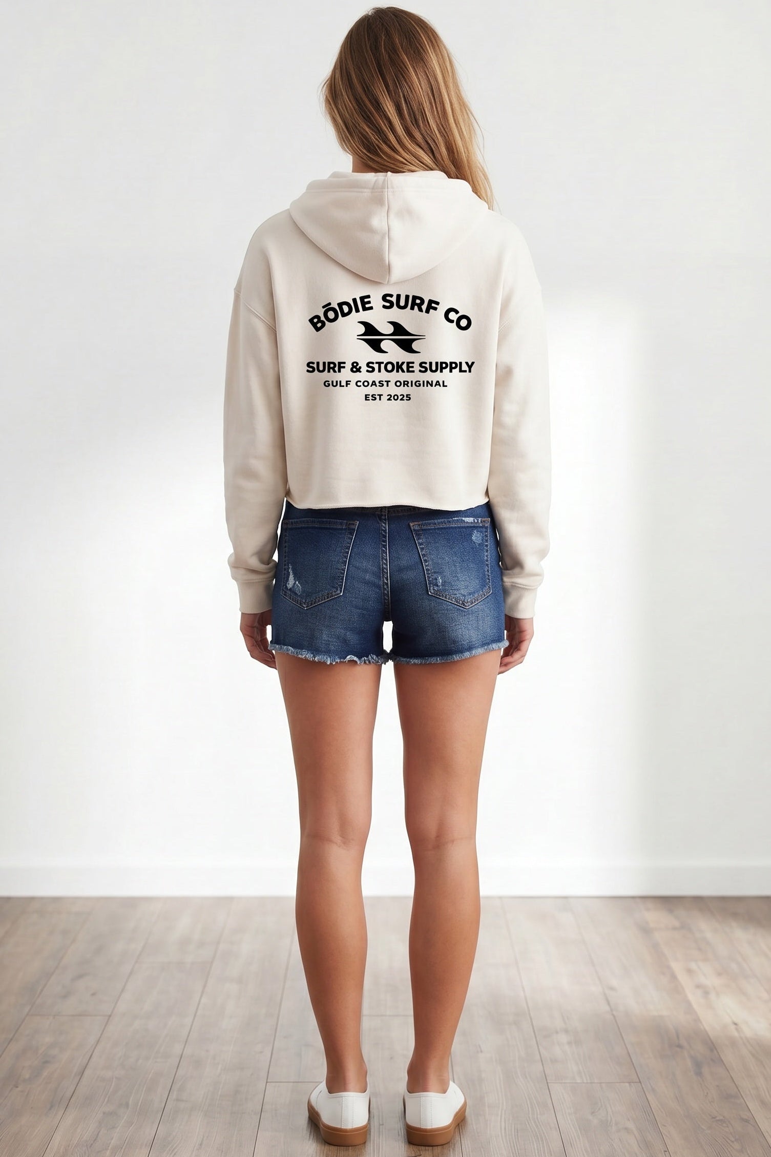 Surf & Stoke Cropped Hoodie