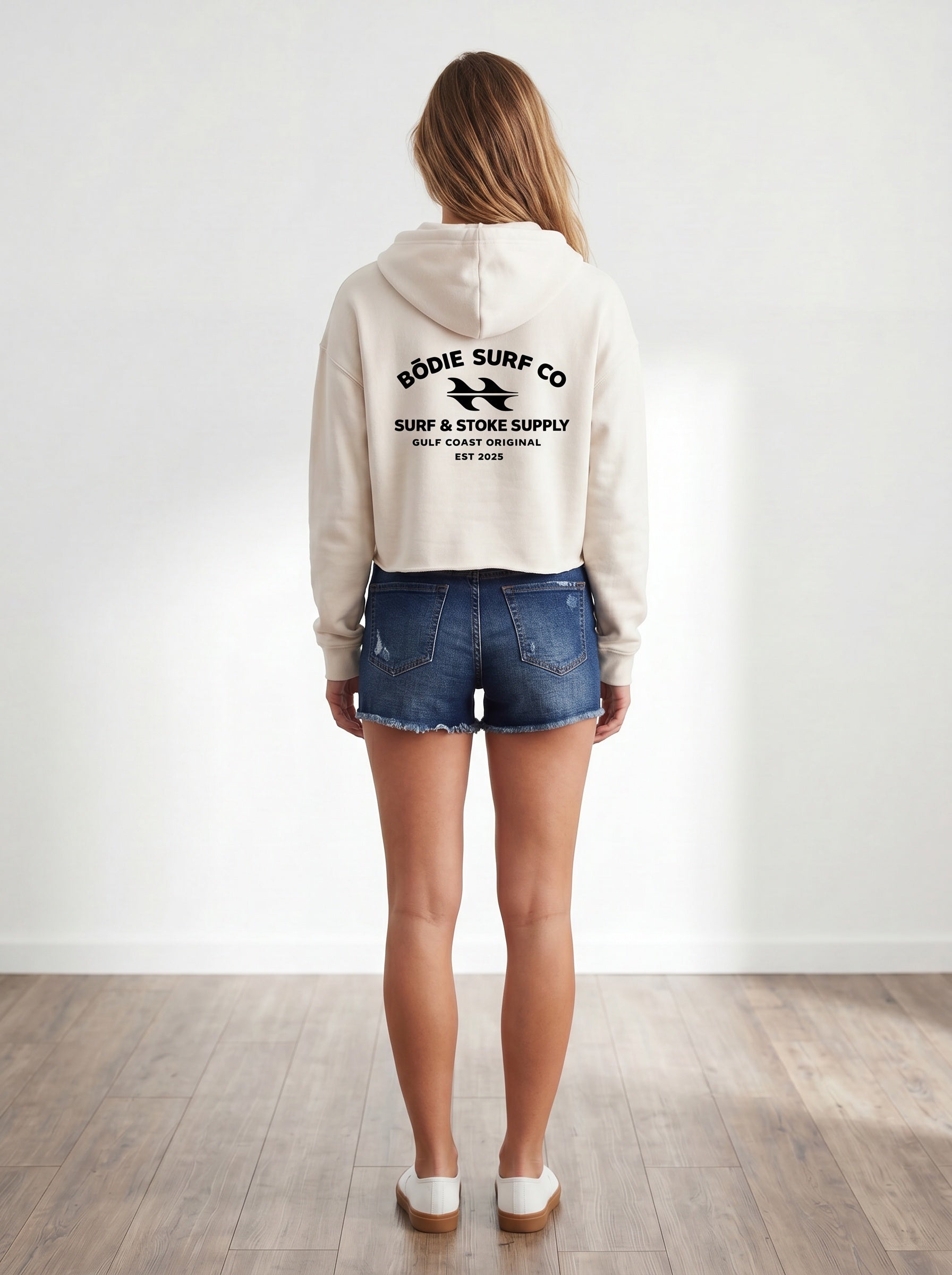 Surf & Stoke Cropped Hoodie