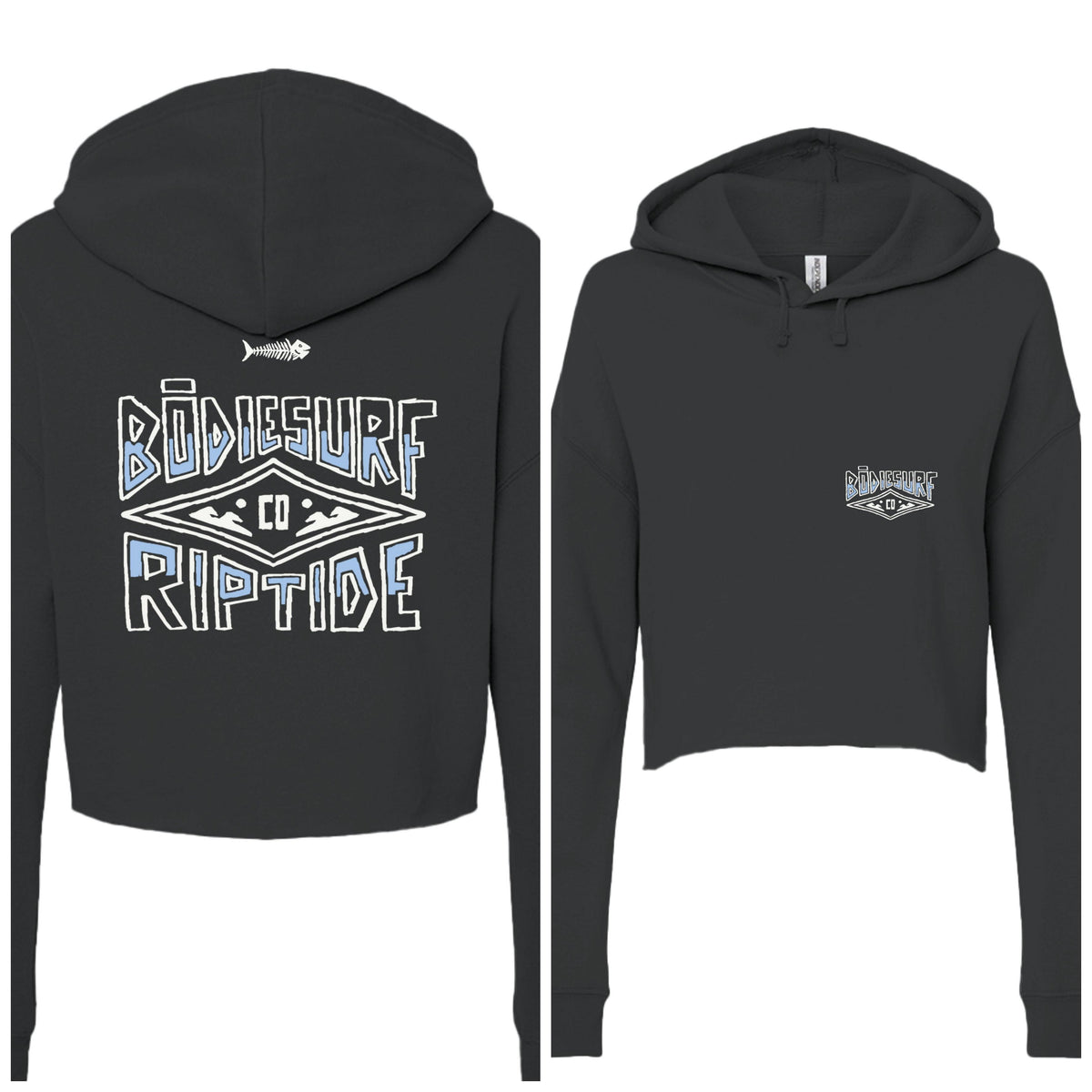 Rip Tide Cropped Hoodie