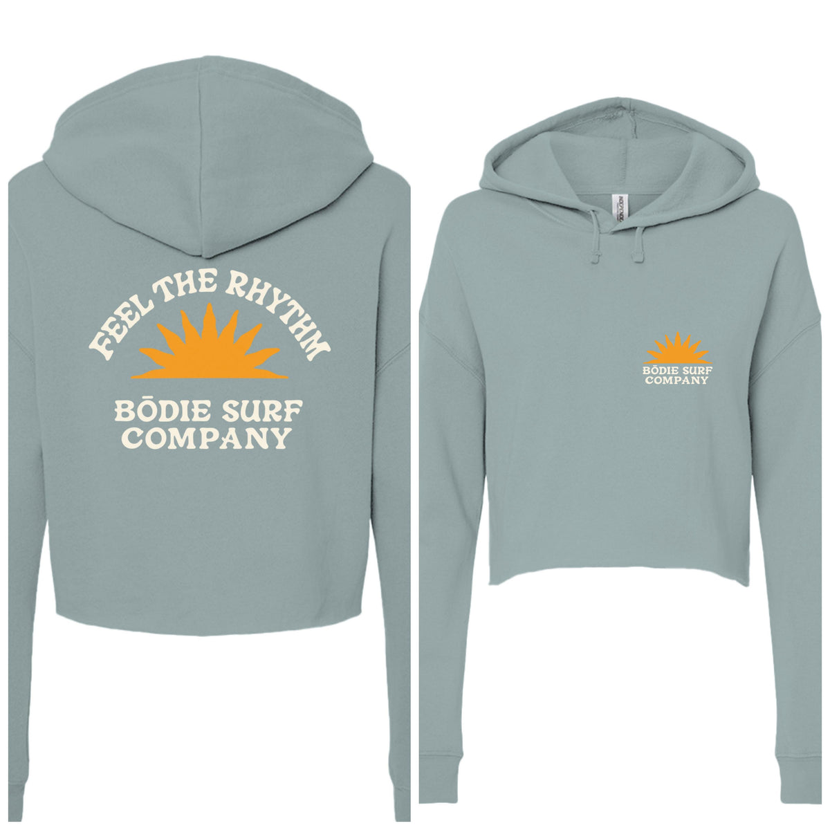 Feel The Rhythm Cropped Hoodie