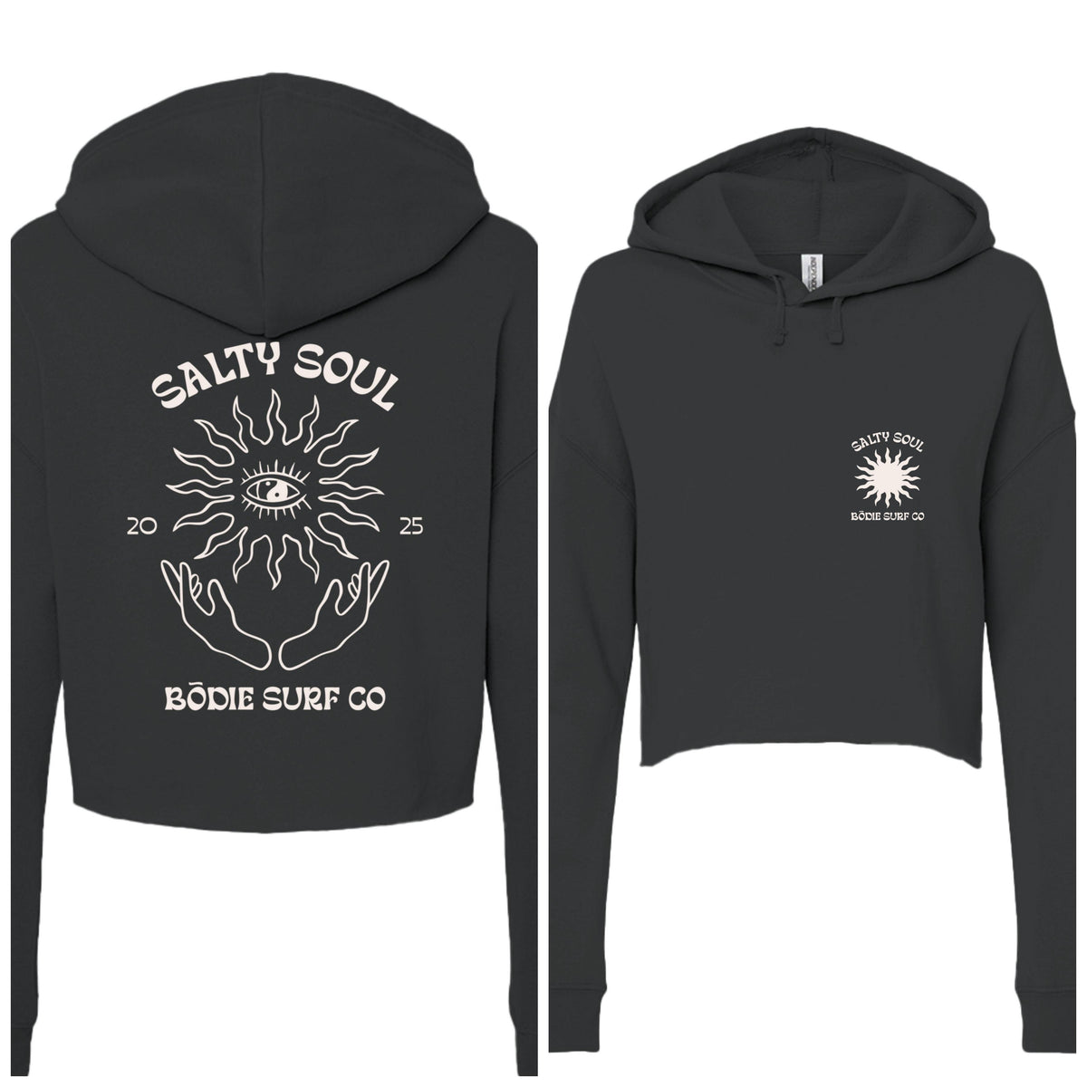 Salty Soul Cropped Hoodie