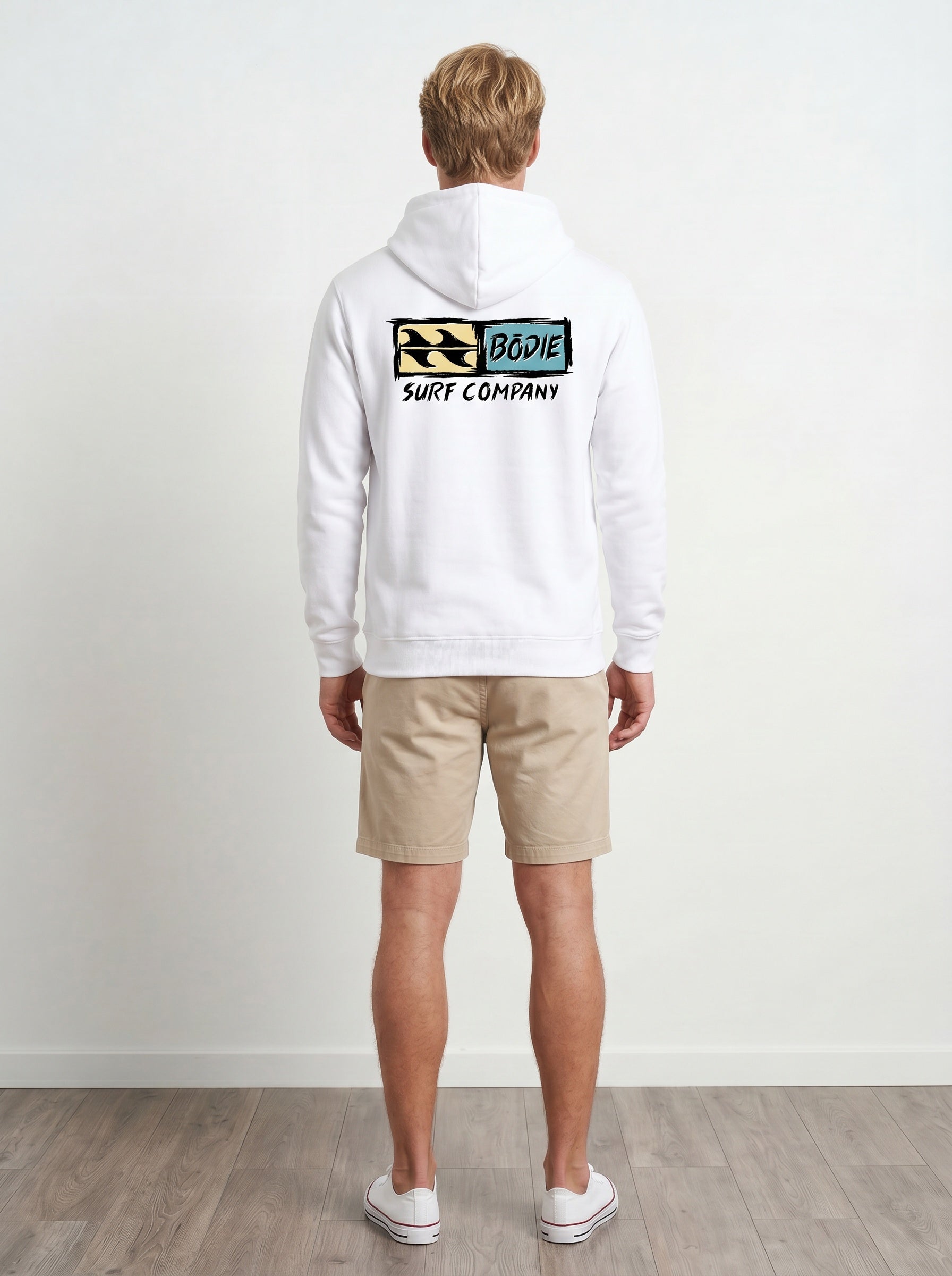Distressed Logo Hoodie