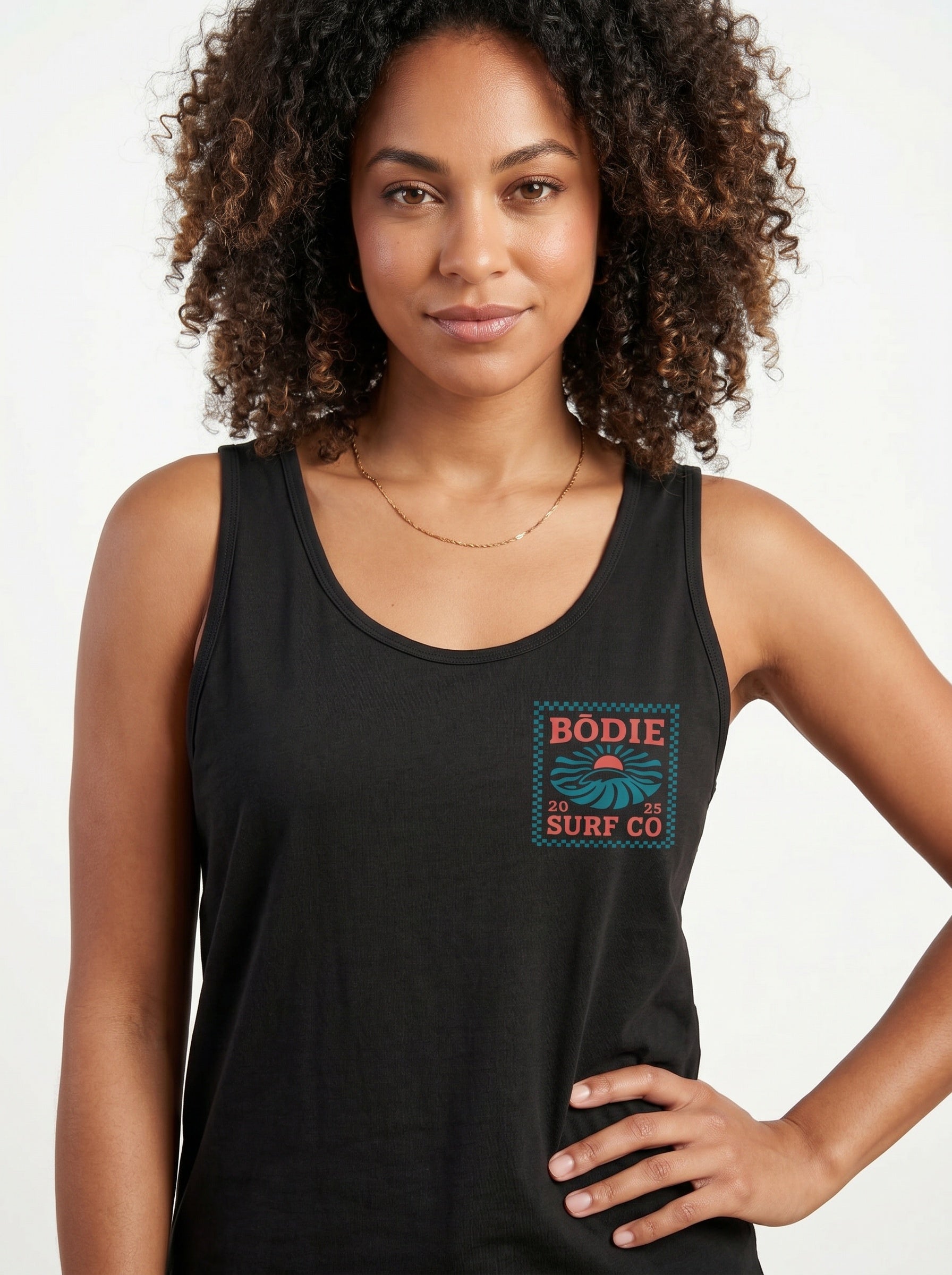 Retro Checkered Tank Top