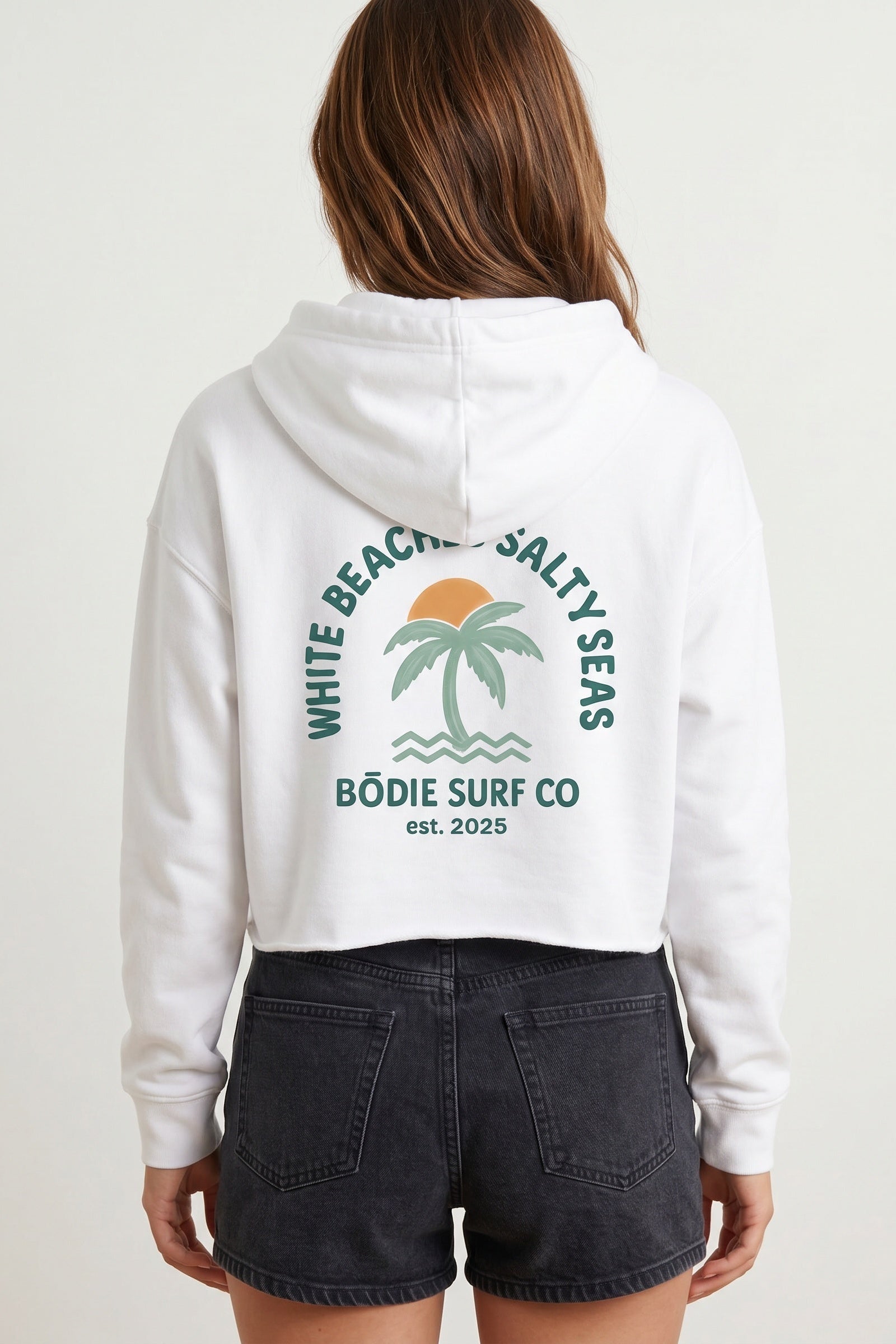 Salty Seas Cropped Hoodie
