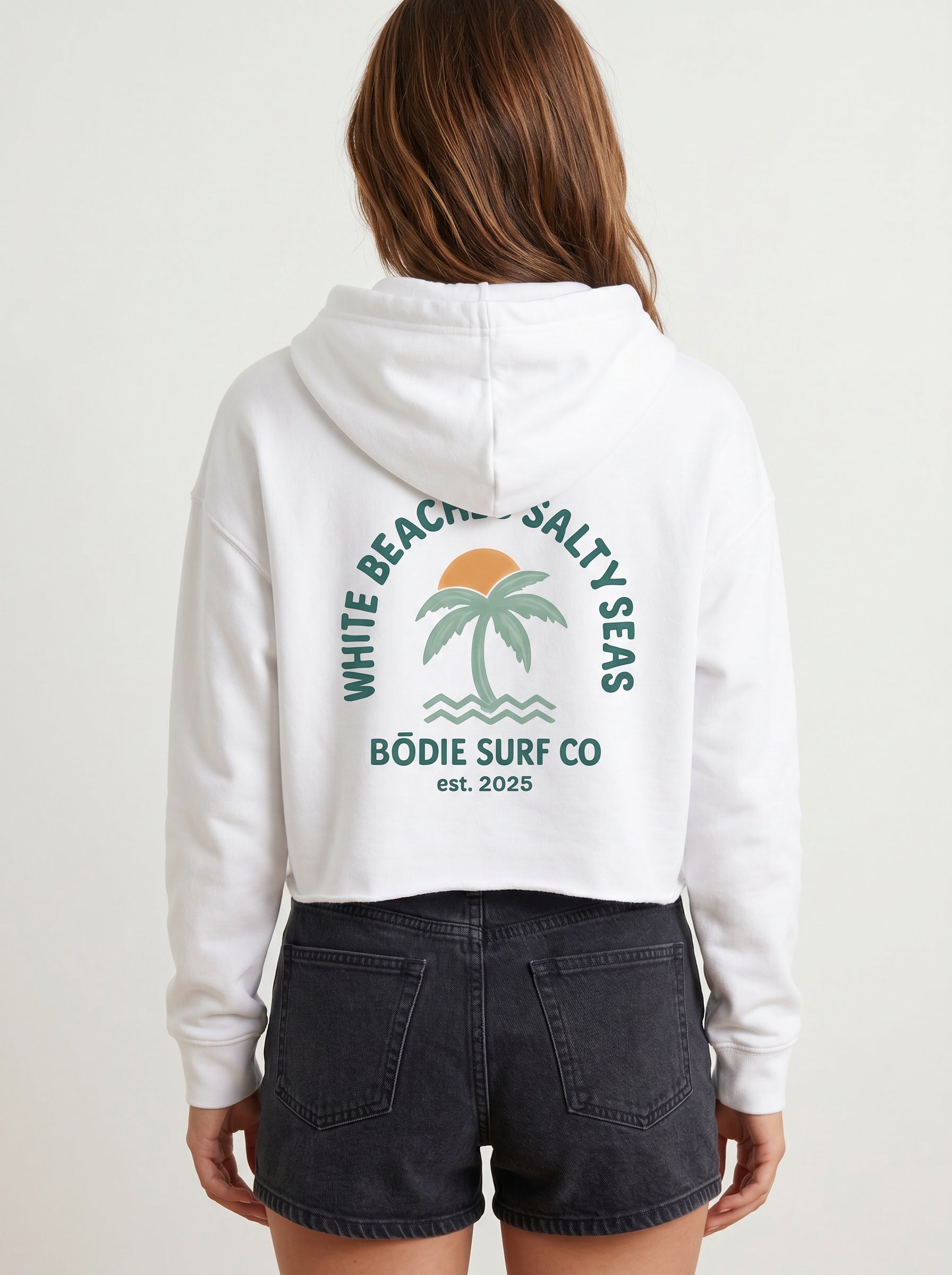 Salty Seas Cropped Hoodie
