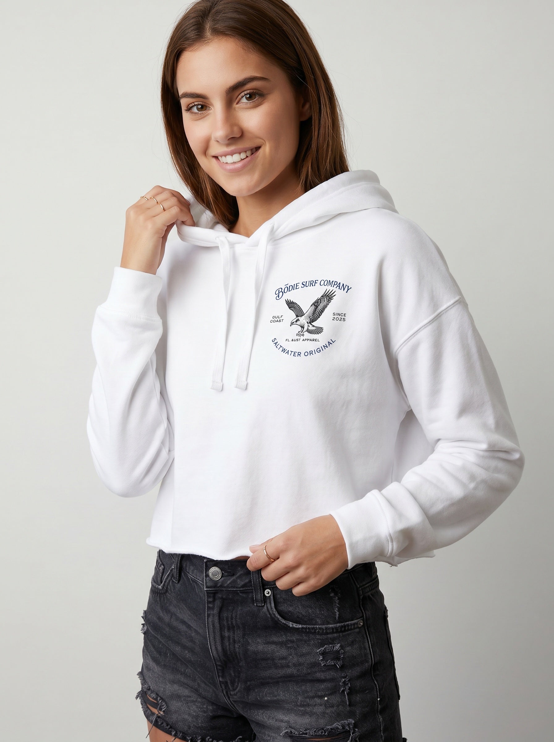 Osprey cropped hoodie