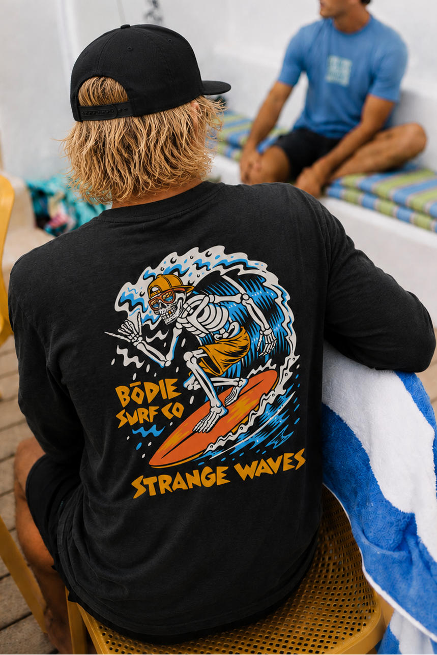 Strange Waves Long Sleeve Tee