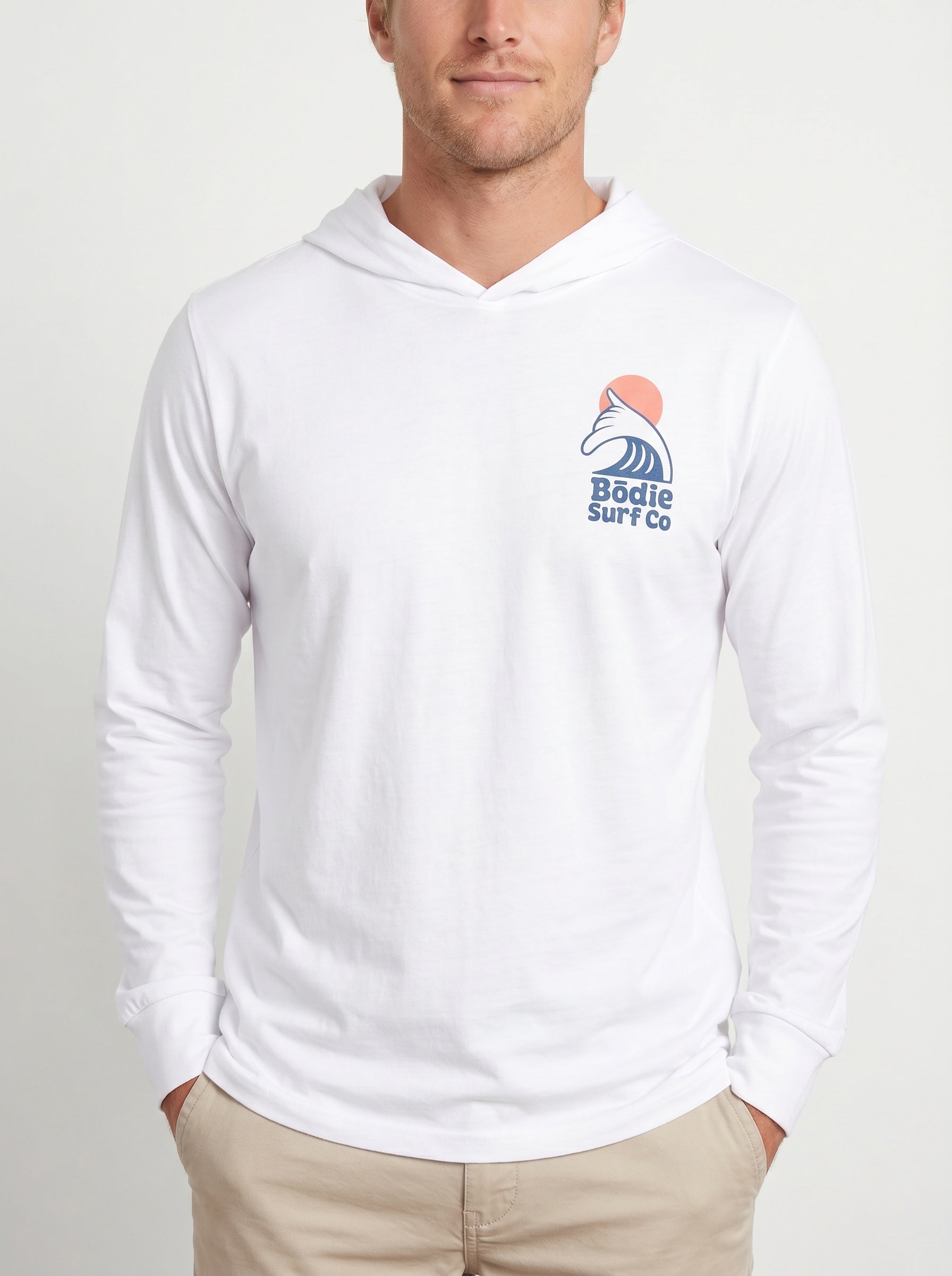 Shaka Hooded Long Sleeve Tee