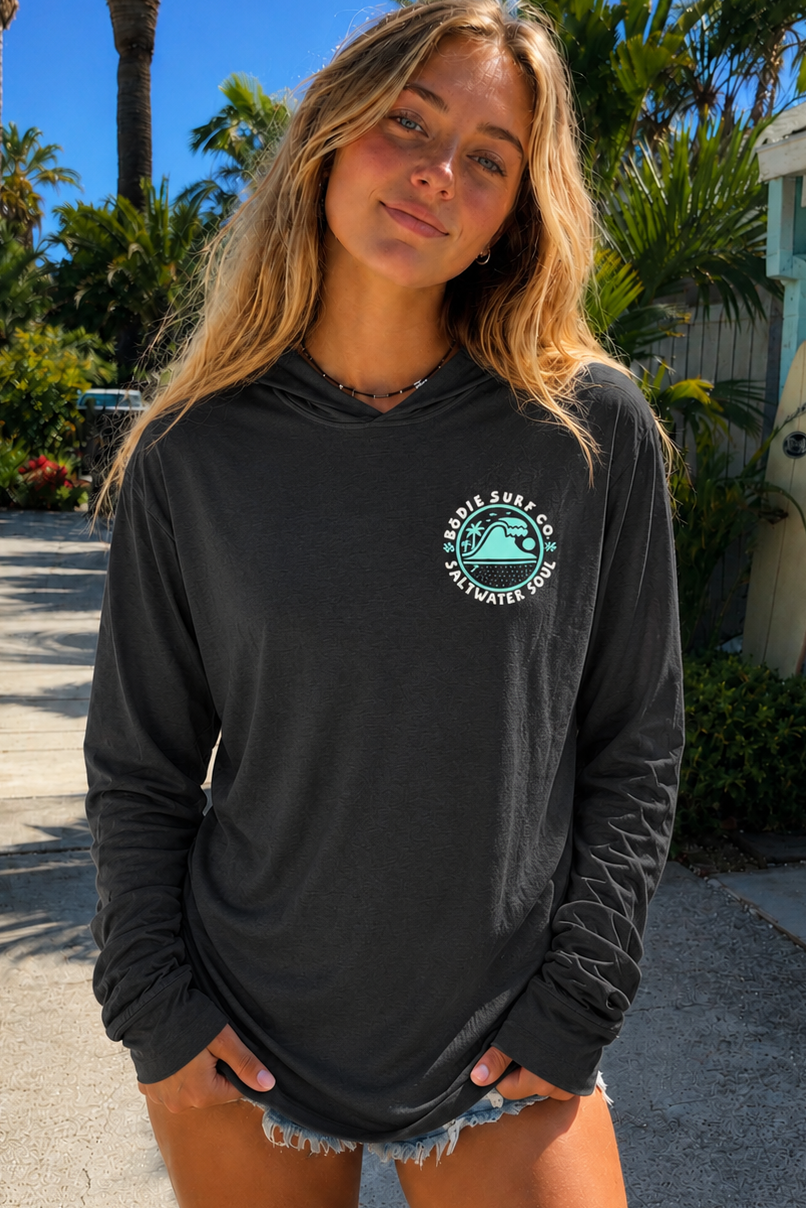 Saltwater Soul Hooded Long Sleeve Tee