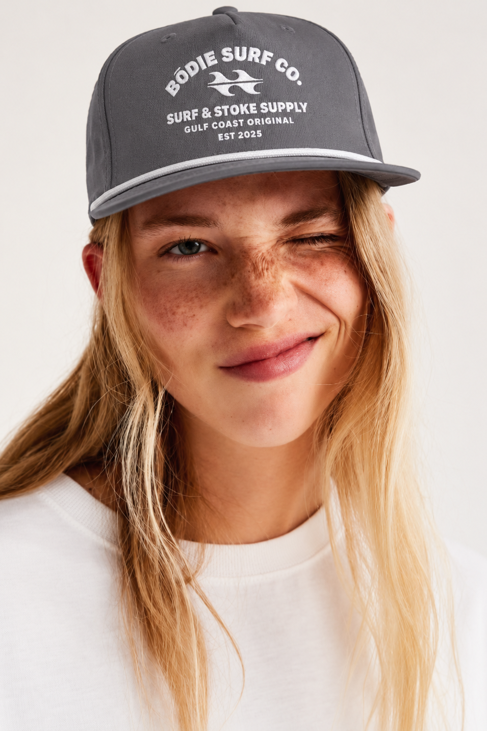 Bōdie Surf &amp; Stoke Embroidered Rope Hat