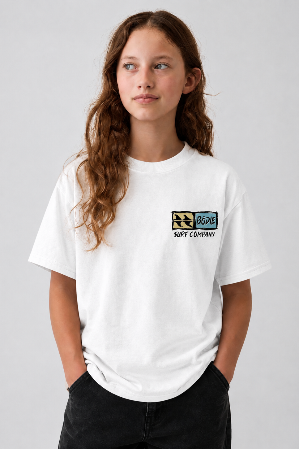 Distressed Logo Youth Tee