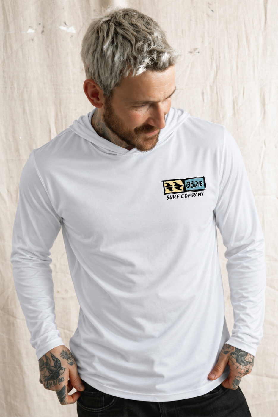 Distressed Logo UPF 50 Sun Shirt