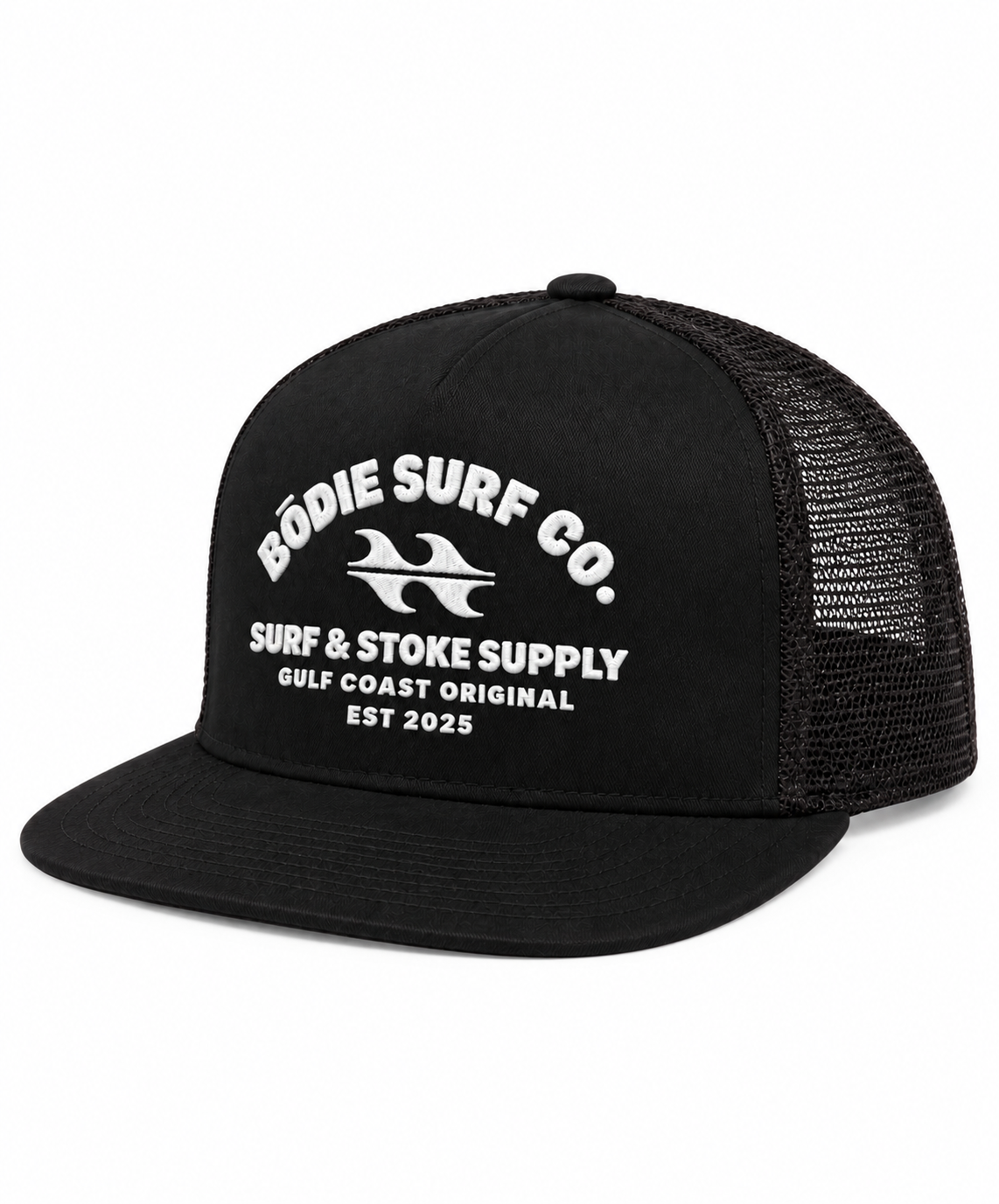 Surf &amp; Stoke Embroidered Snap Back Hat