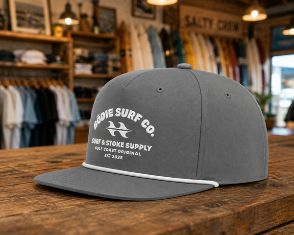 Bōdie Surf & Stoke Embroidered Rope Hat