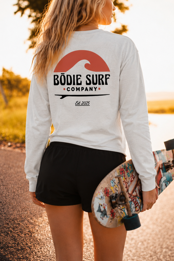 Red Sunset Long Sleeve Tee