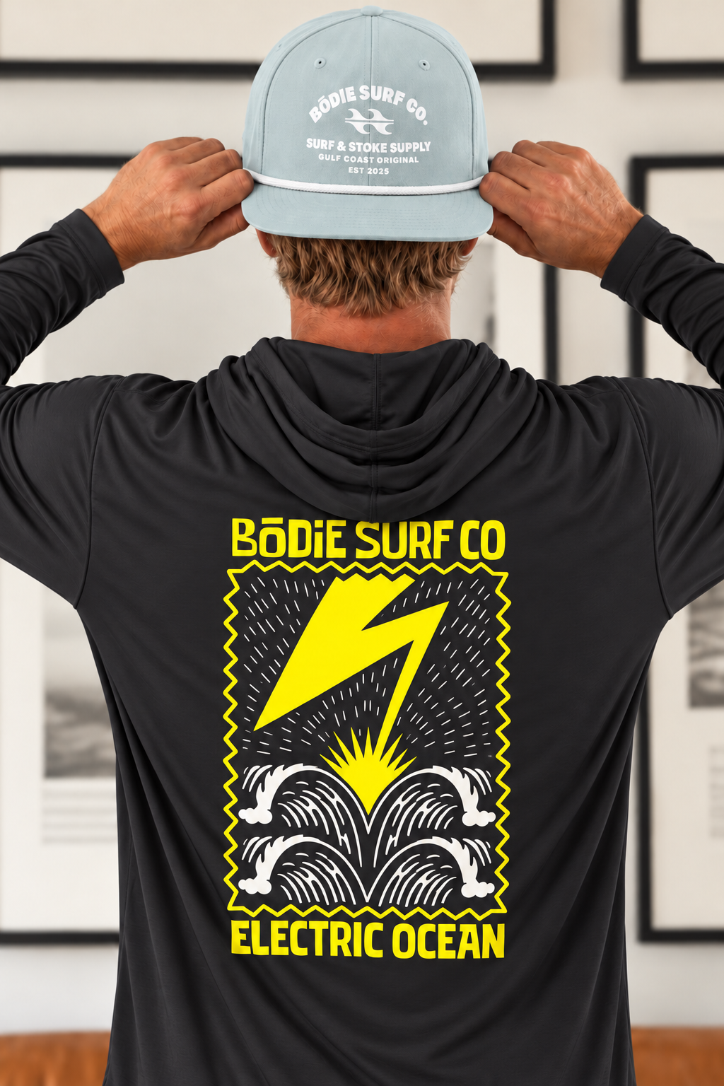 Electric Ocean UPF 50 Sun Shirt