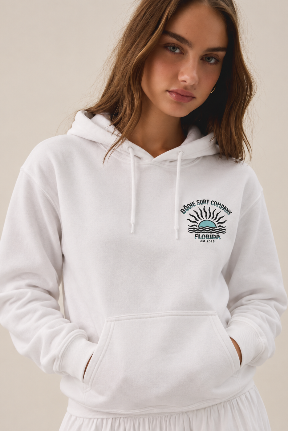Teal Sun Hoodie