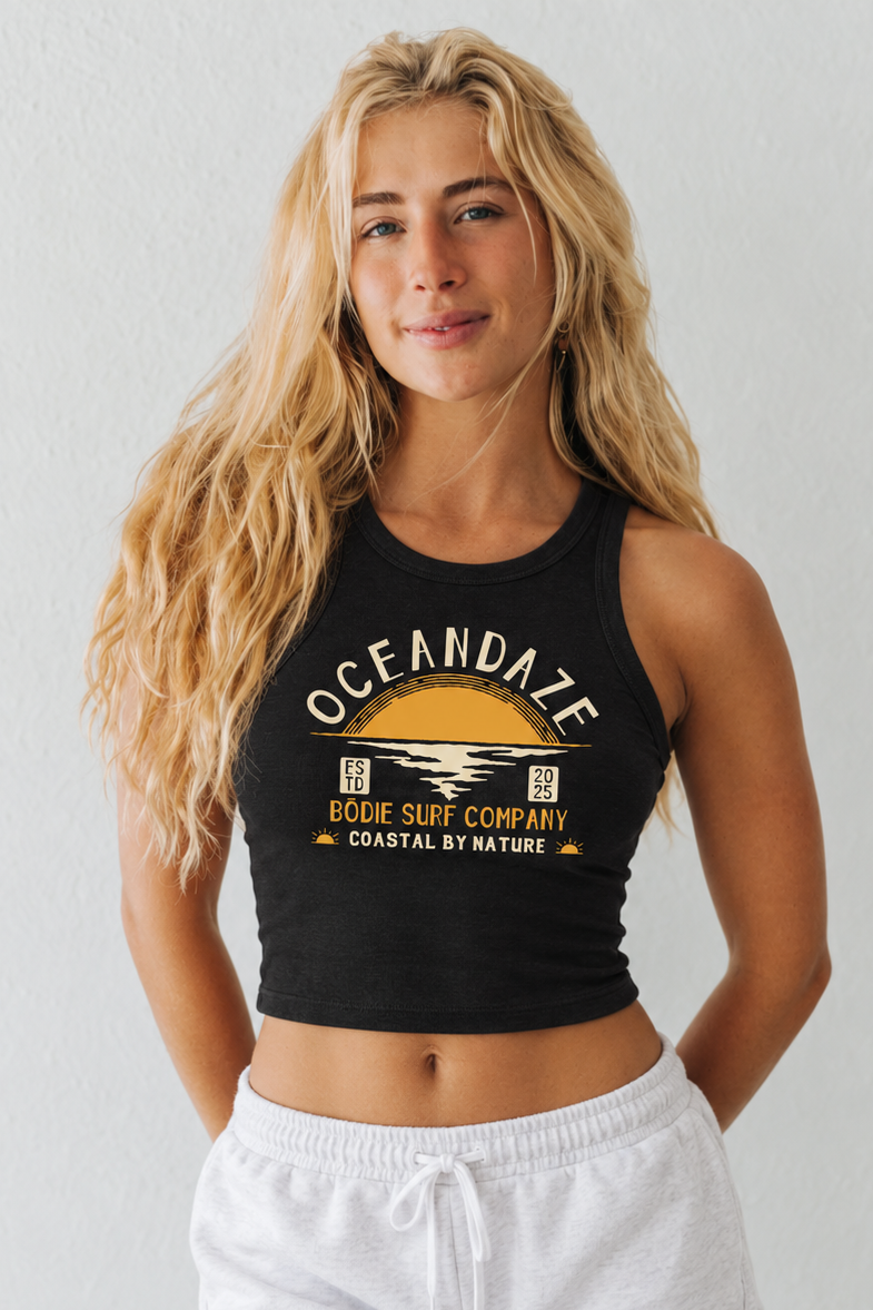 Ocean Daze Crop Tank Top
