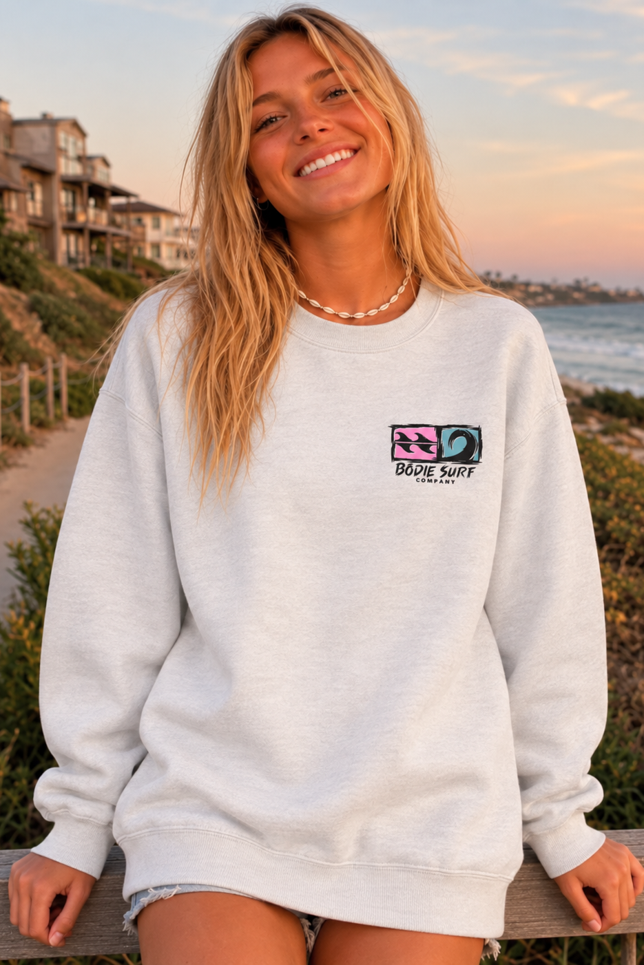 Bōdie Logo & Wave Sweatshirt
