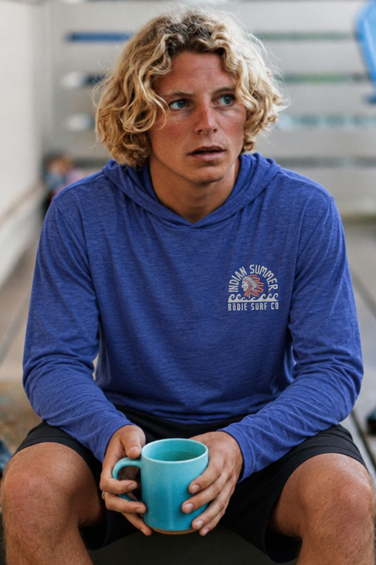 Indian Summer Hooded Long Sleeve Tee