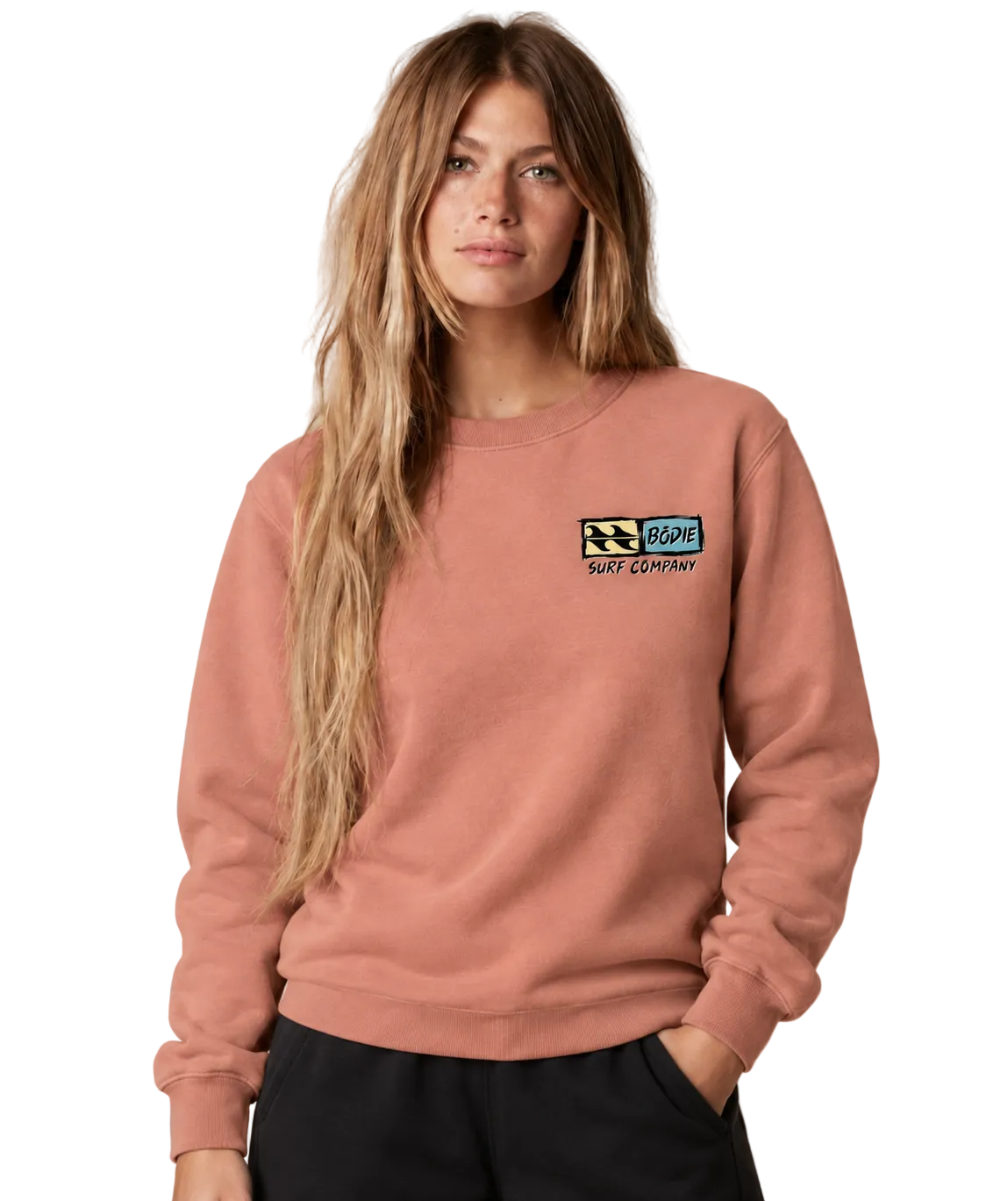 Bōdie Distressed Logo Sweatshirt
