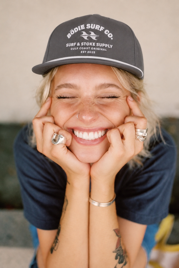 Bōdie Surf & Stoke Embroidered Rope Hat