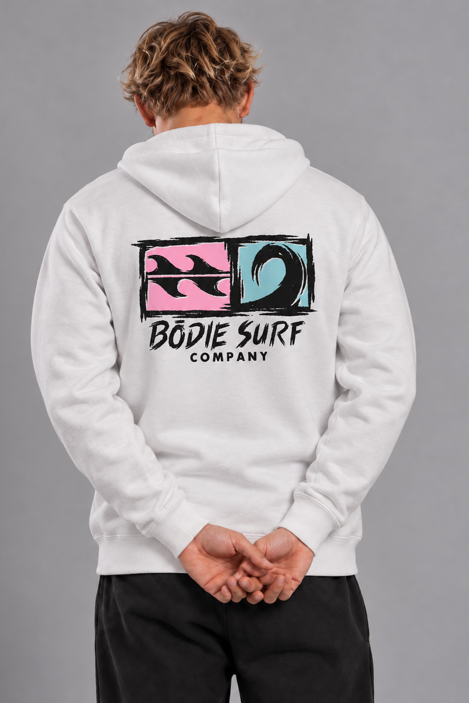 Logo &amp; Wave Hoodie