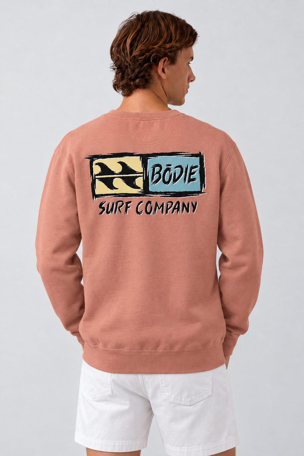 Bōdie Distressed Logo Sweatshirt