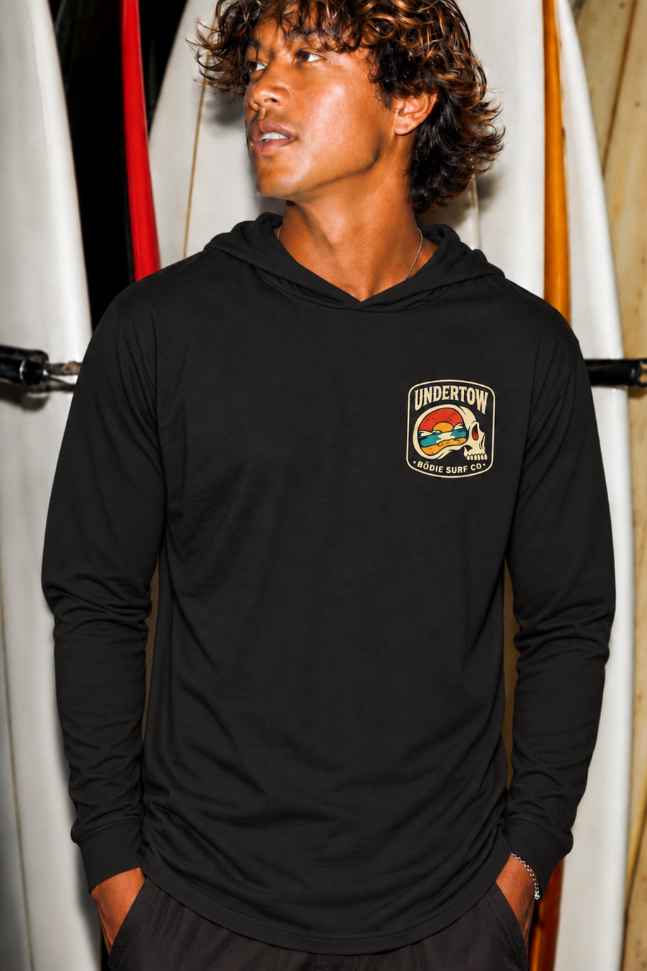 Undertow Hooded Long Sleeve Tee