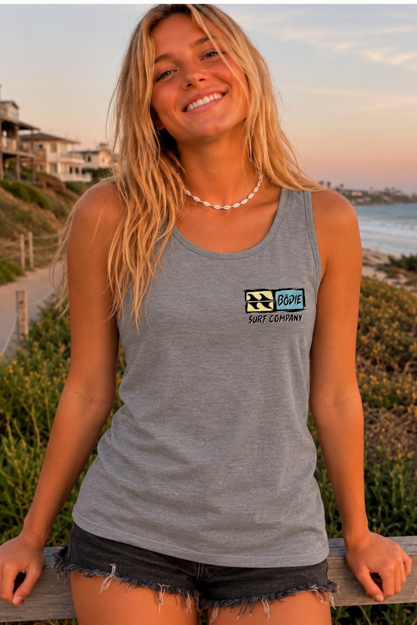 Bōdie Distressed Logo Tank