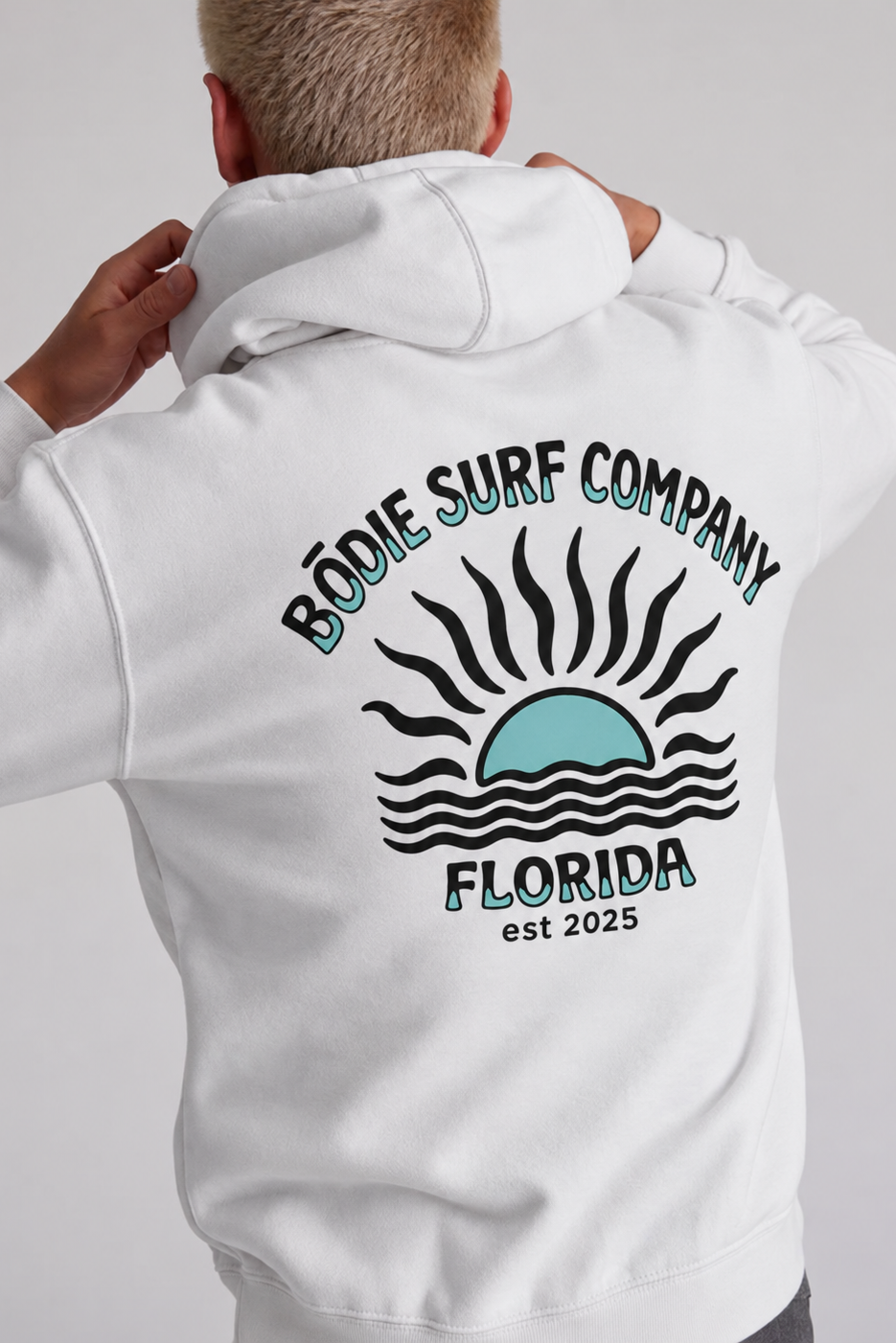 Teal Sun Hoodie