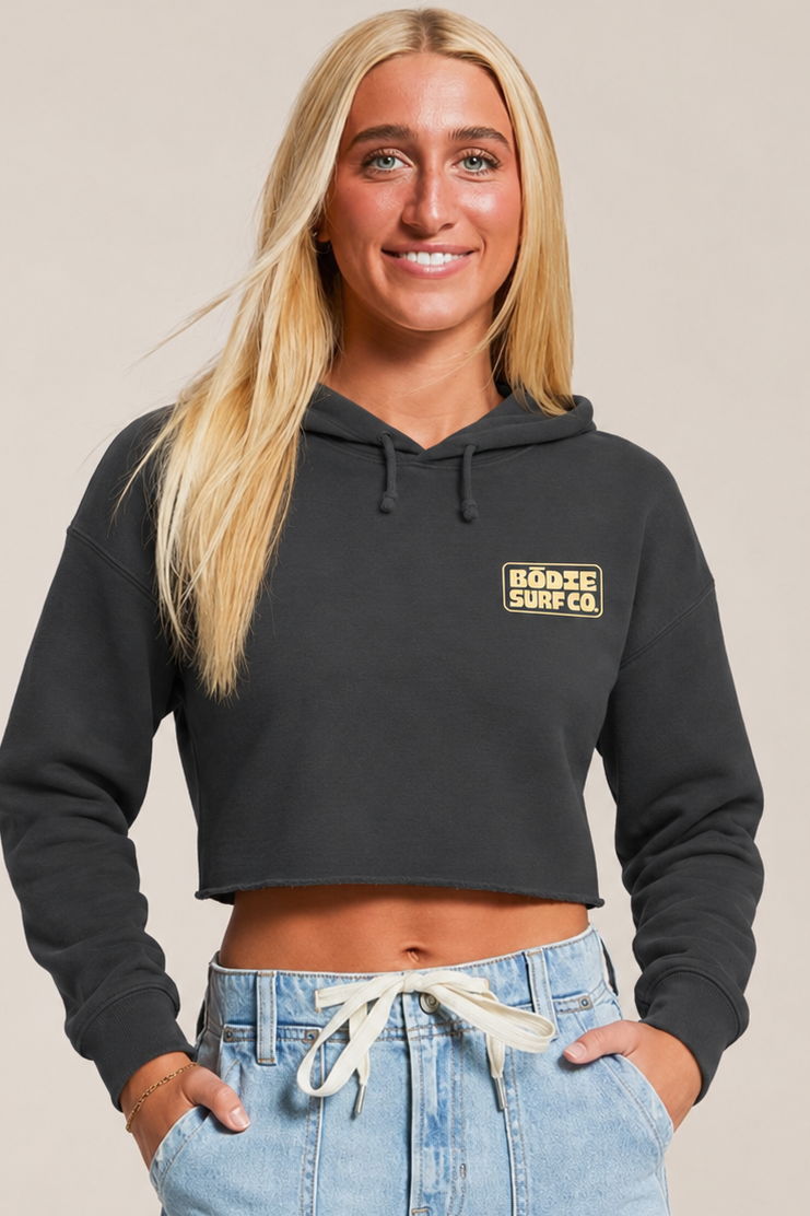 Born on the Gulf Cropped Hoodie