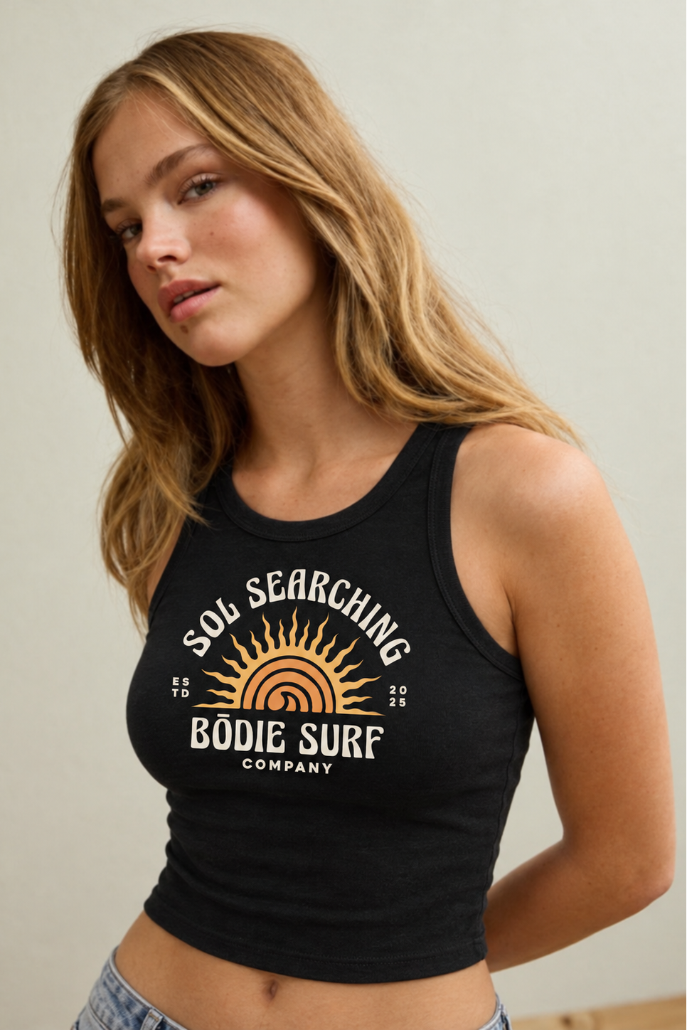 Sol Searching Women's Racerback Tank Top