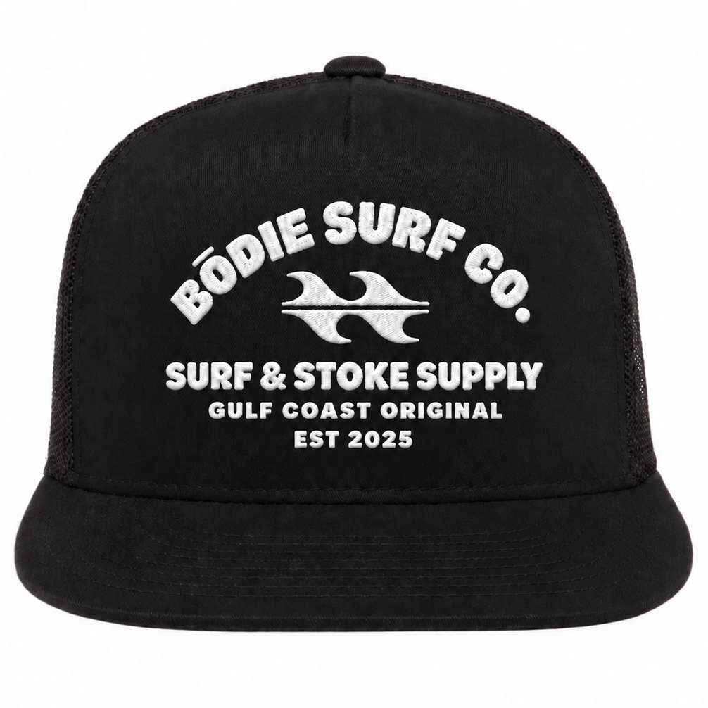 Surf & Stoke Embroidered Snap Back Hat