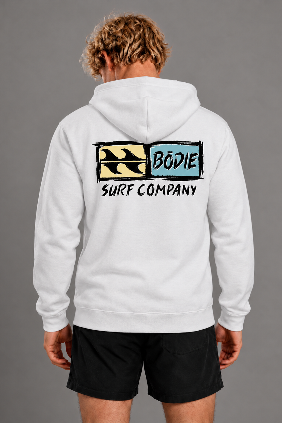 Distressed Logo Hoodie