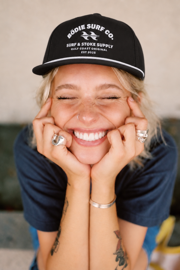 Bōdie Surf & Stoke Embroidered Rope Hat