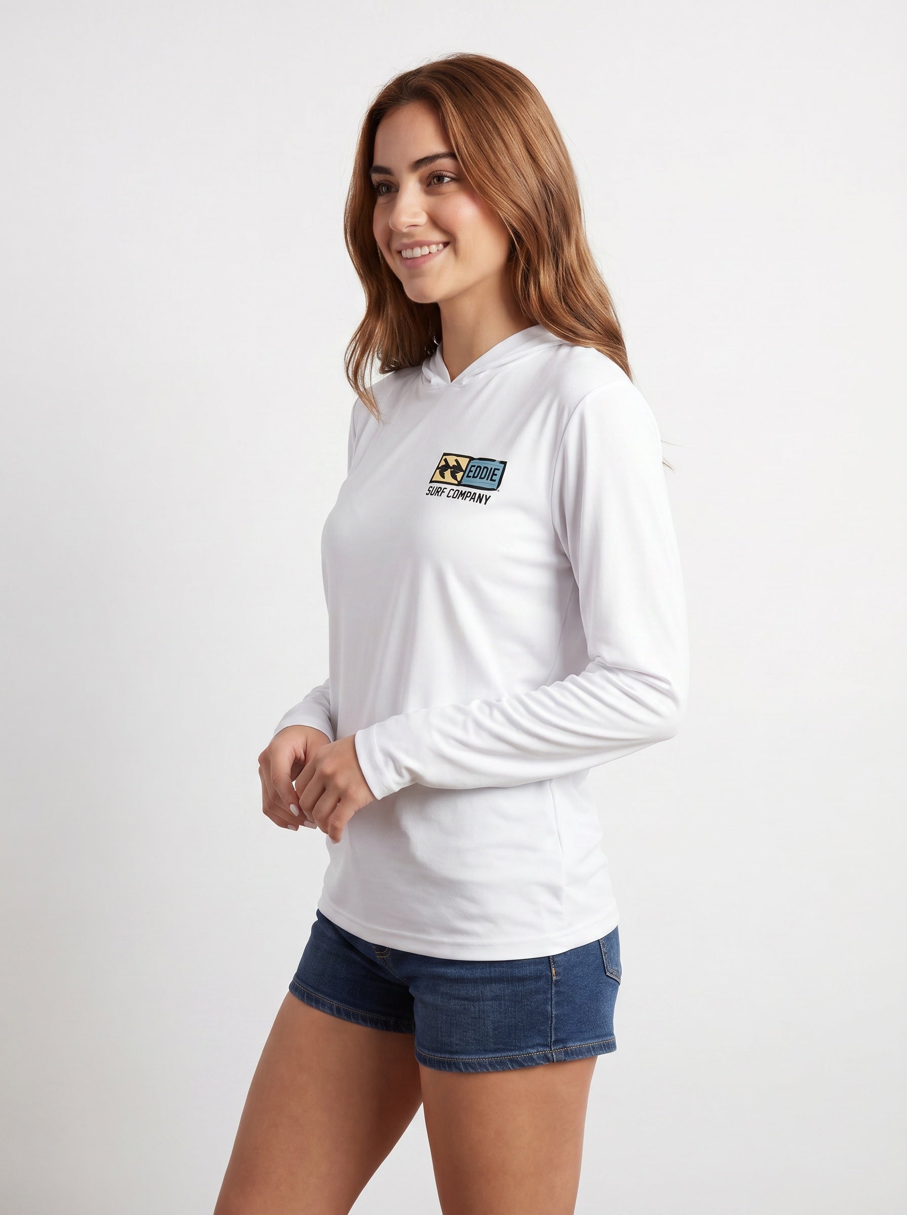 Distressed Logo UPF 50 Sun Shirt
