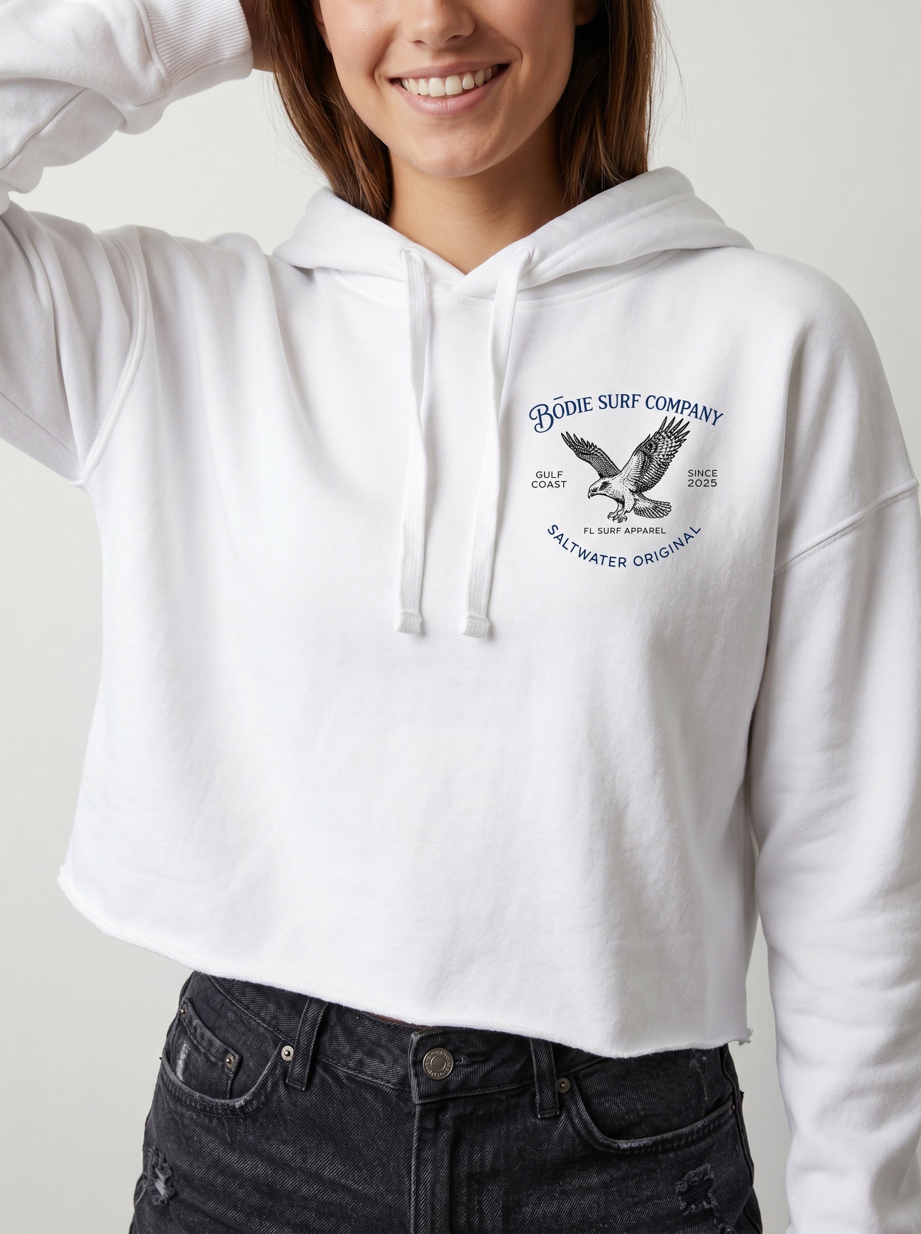 Osprey cropped hoodie