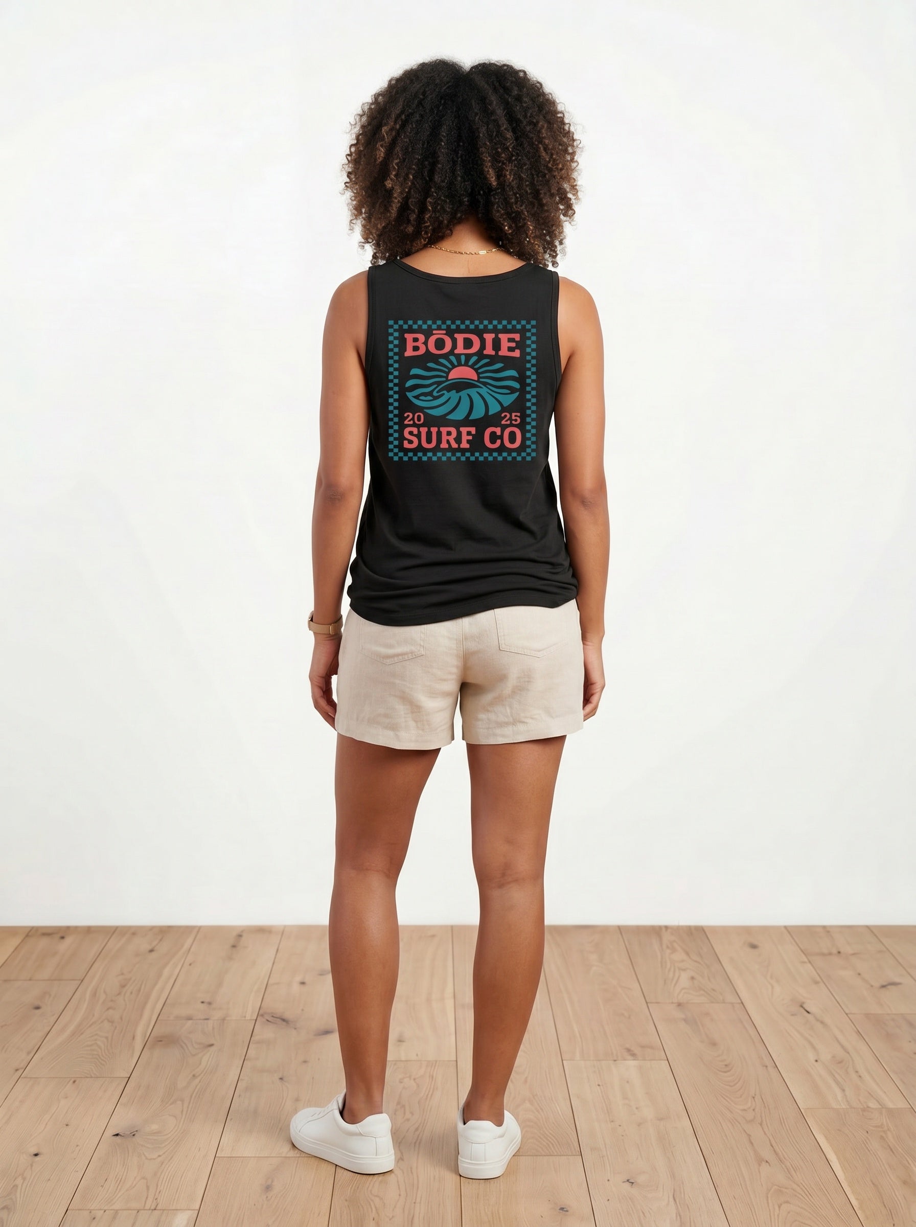 Retro Checkered Tank Top