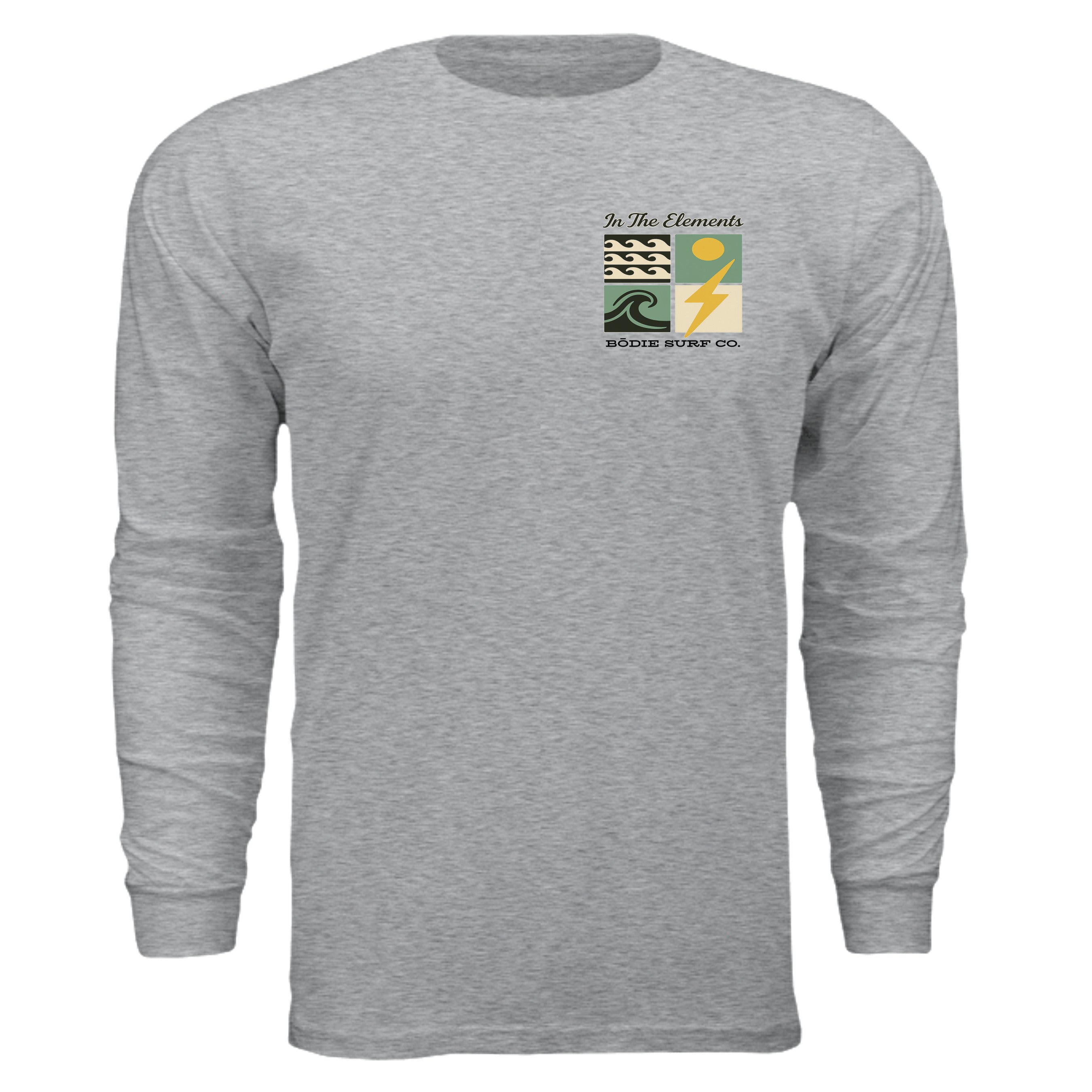 Heather Gray (90/10) - N3601 - FRONT