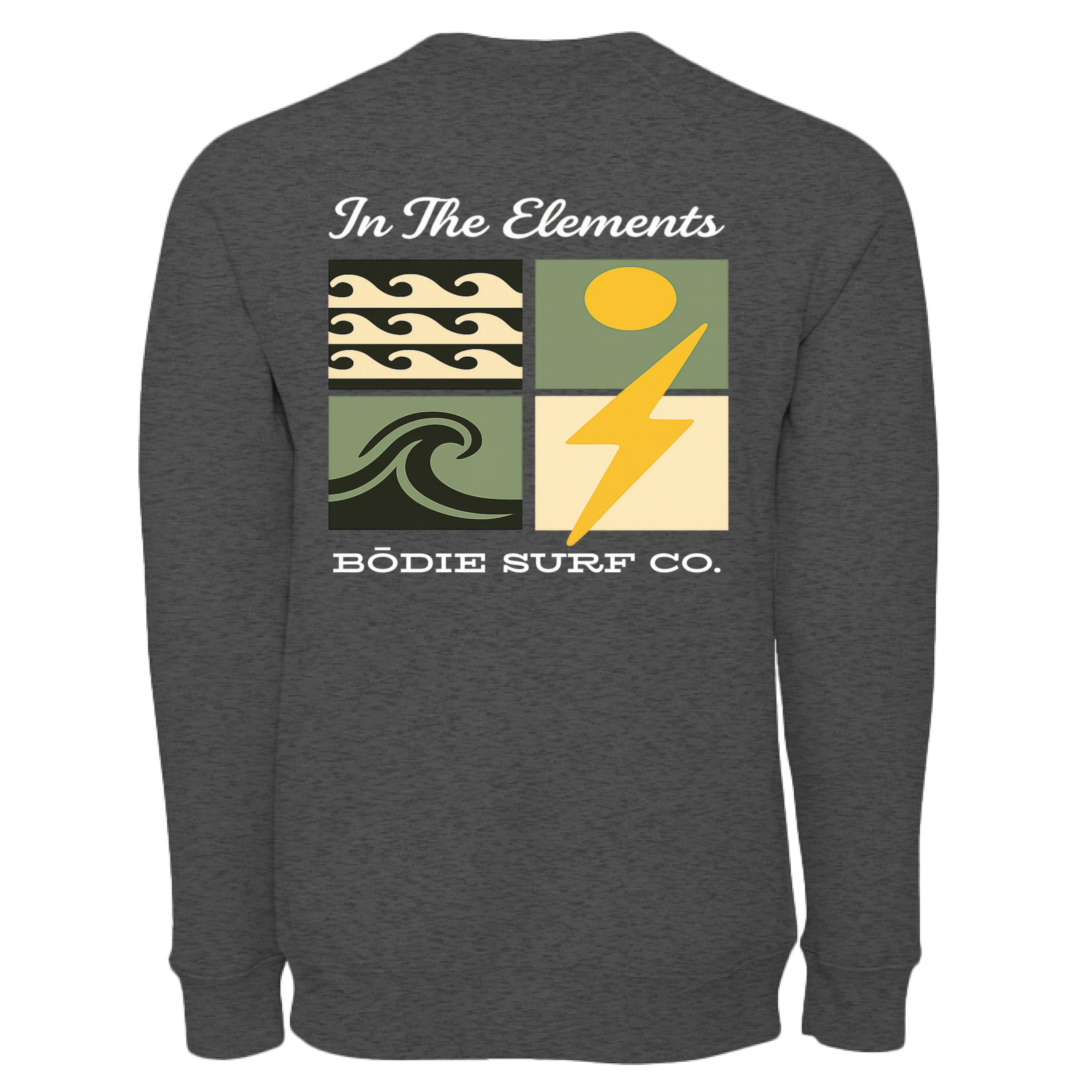 DARK GREY HEATHER - BACK