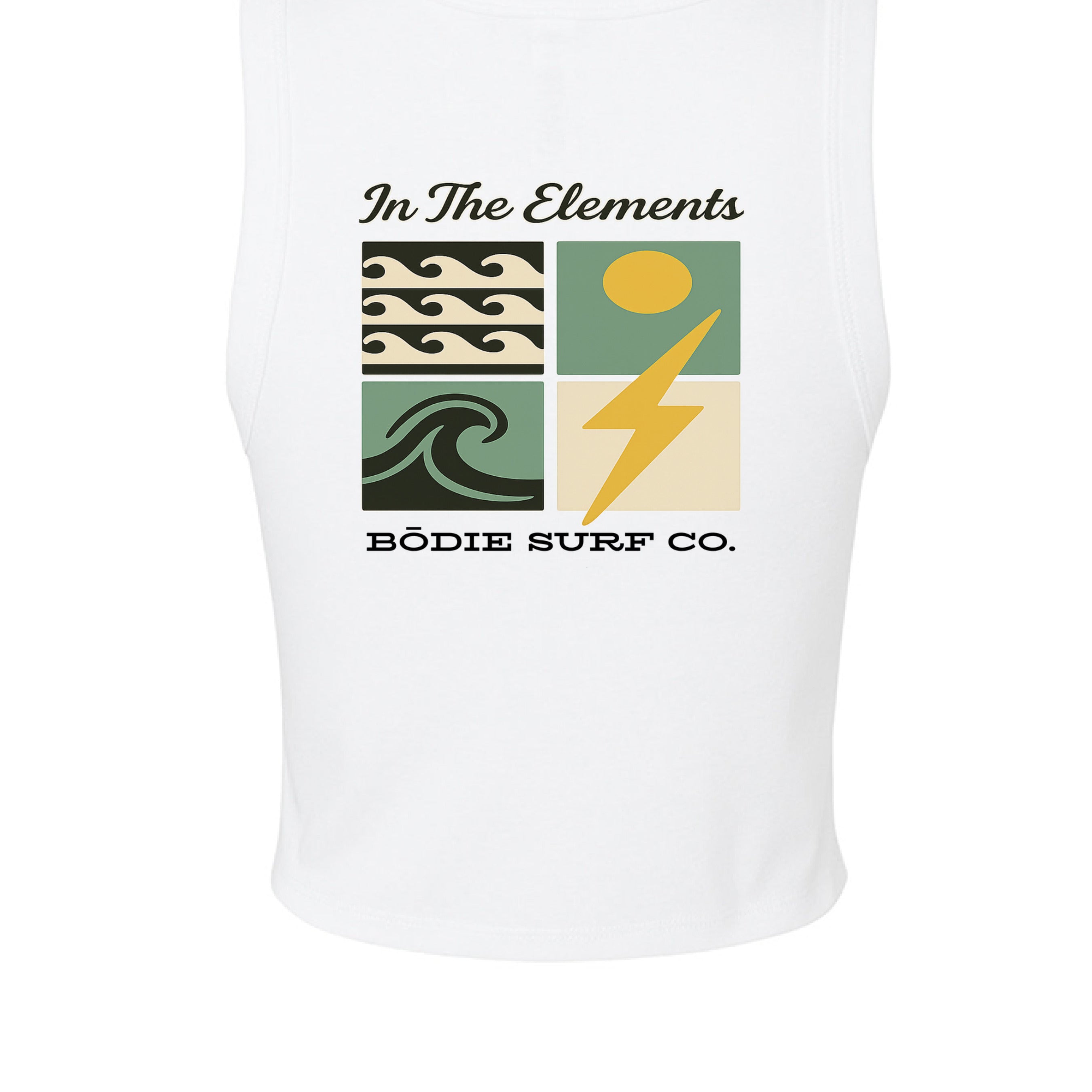 SOLID WHT BLEND - BACK