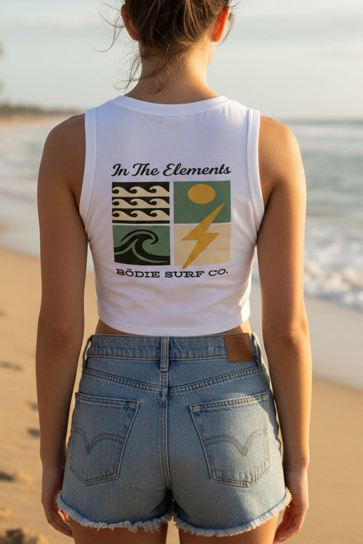 SOLID WHT BLEND - BACK