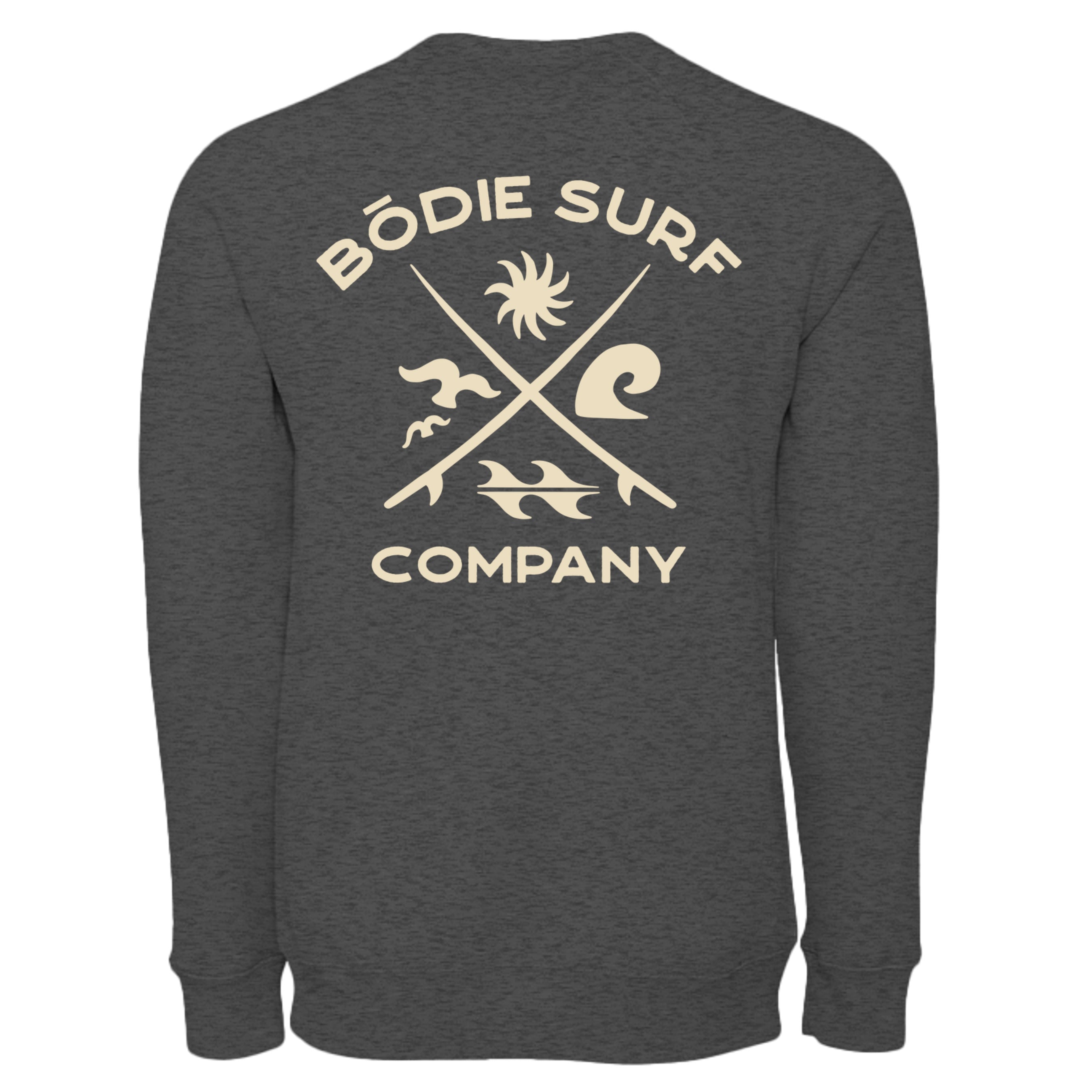 DARK GREY HEATHER - 3901 - BACK
