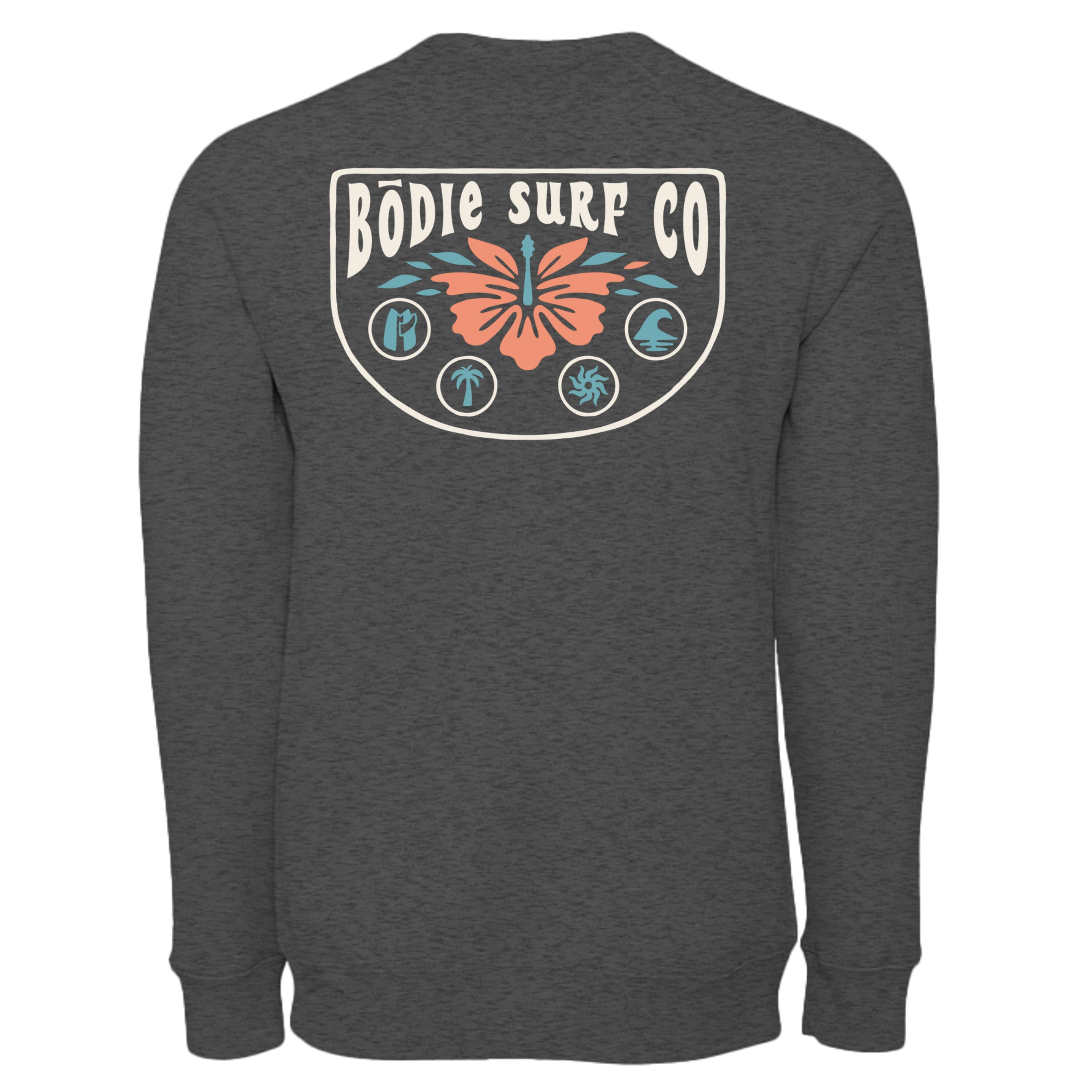DARK GREY HEATHER - 3901 - BACK