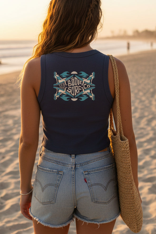 Solid Vintage Navy Blend - 1019 - BACK