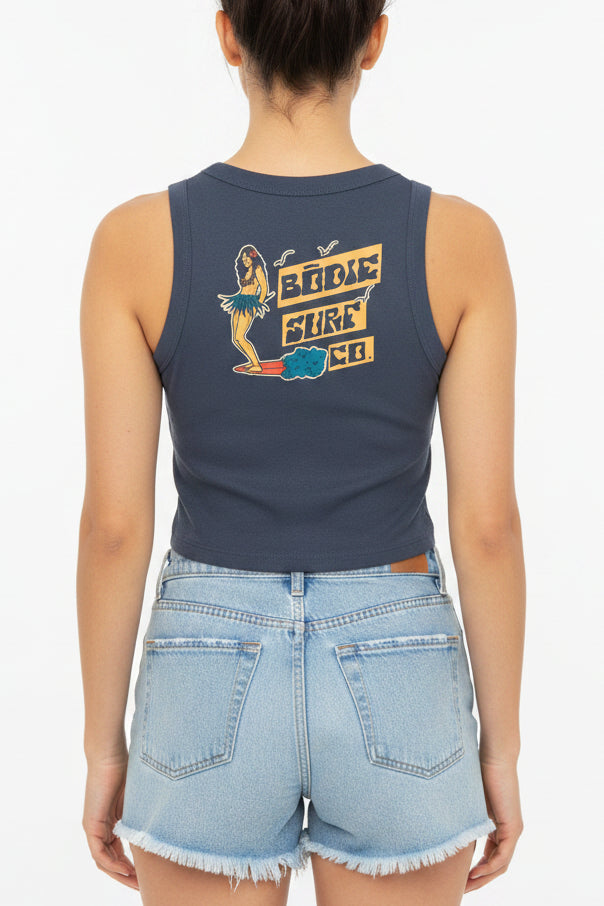 Solid Vintage Navy Blend - 1019 - BACK