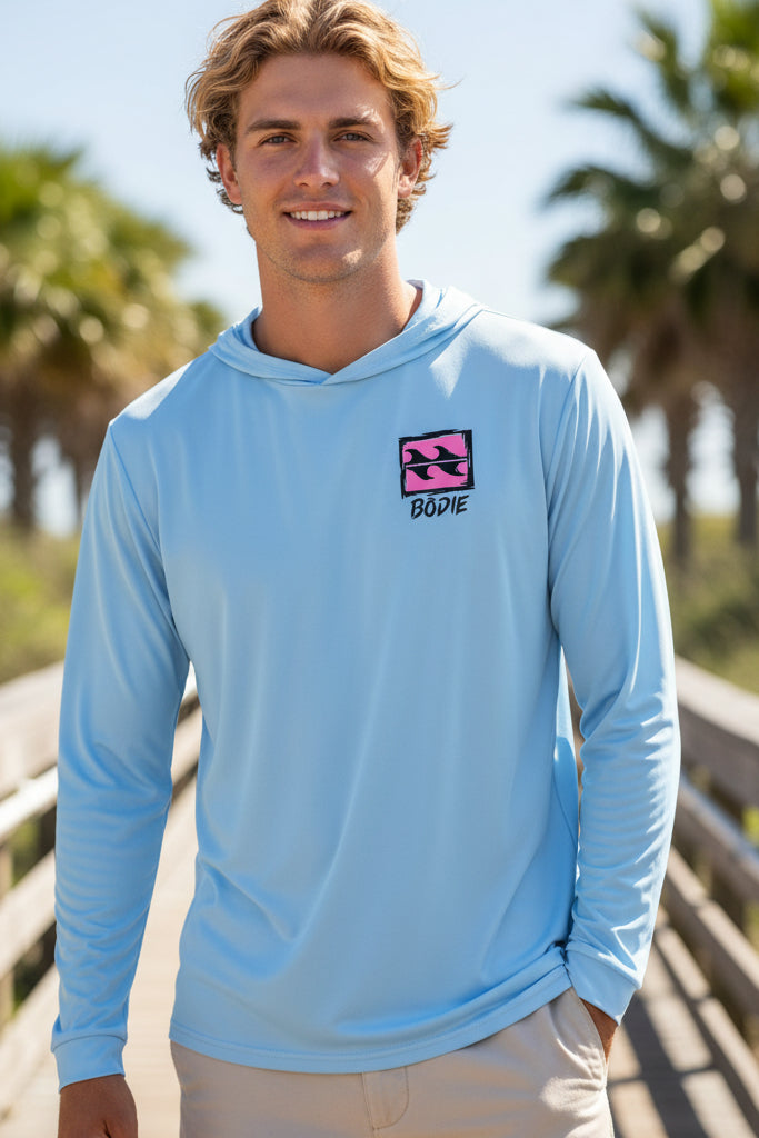 Distressed mini Logo UPF Sun Shirt