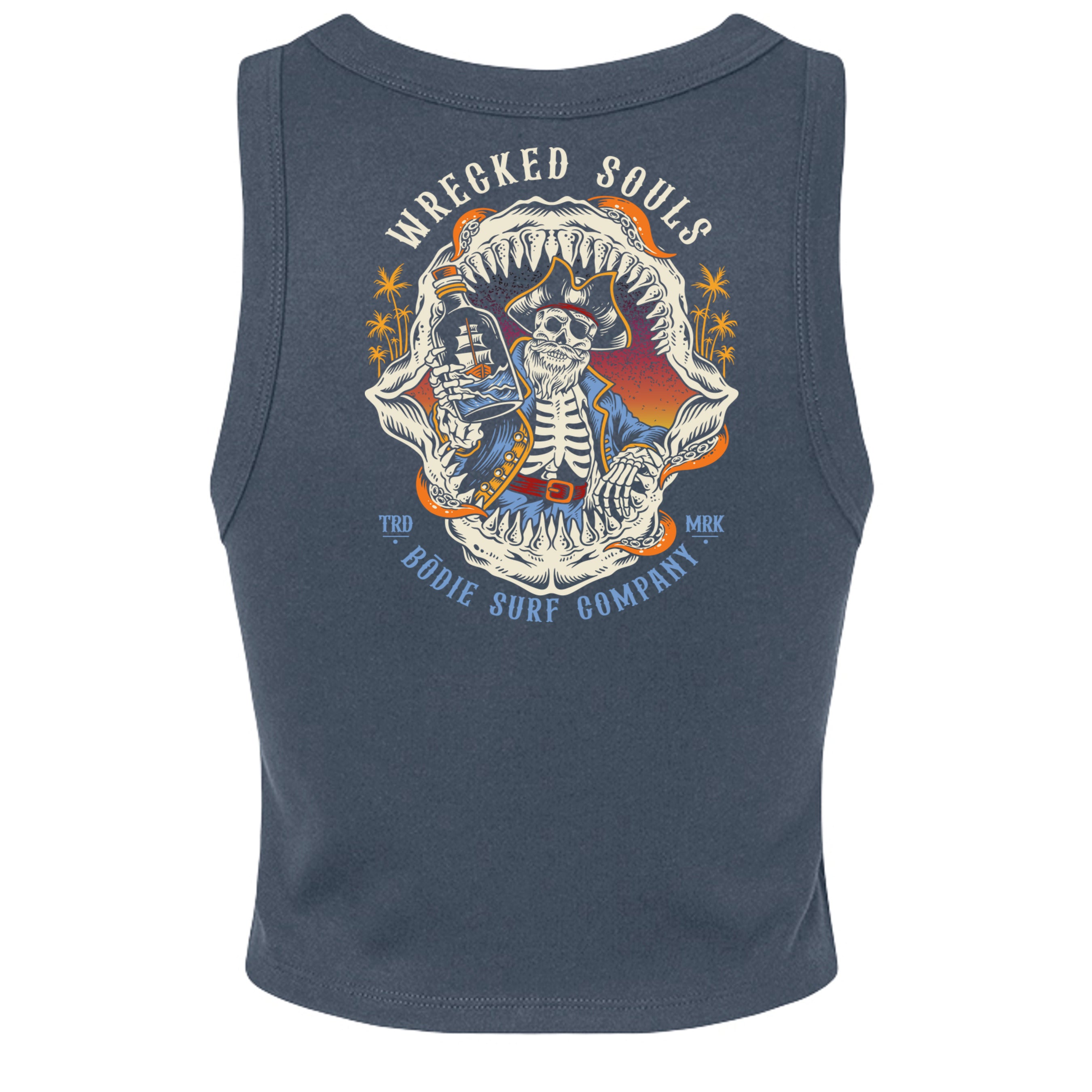 Solid Vintage Navy Blend - 1019 - BACK