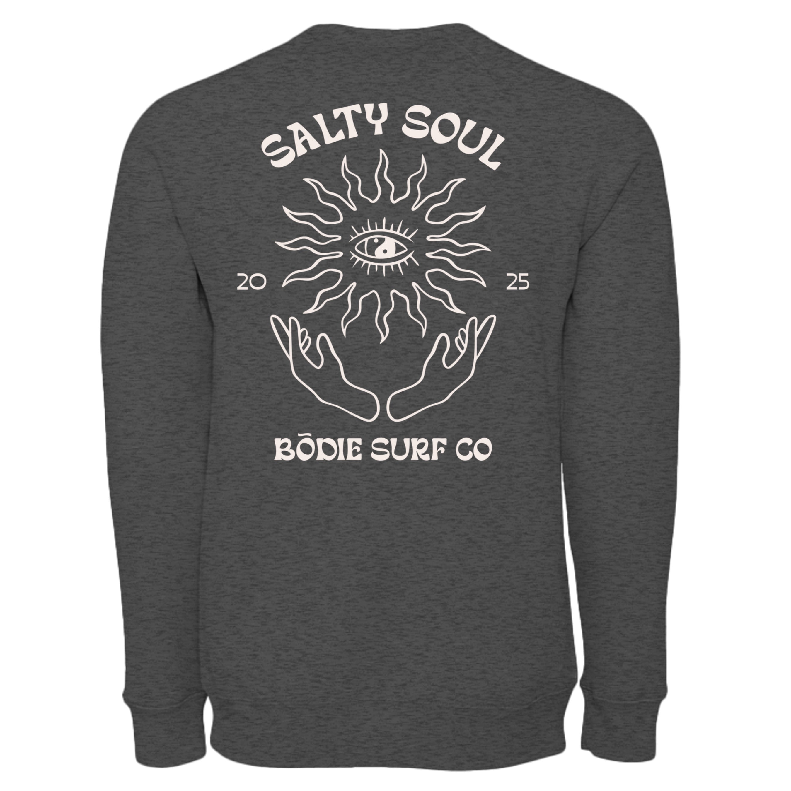 DARK GREY HEATHER - 3901 - BACK